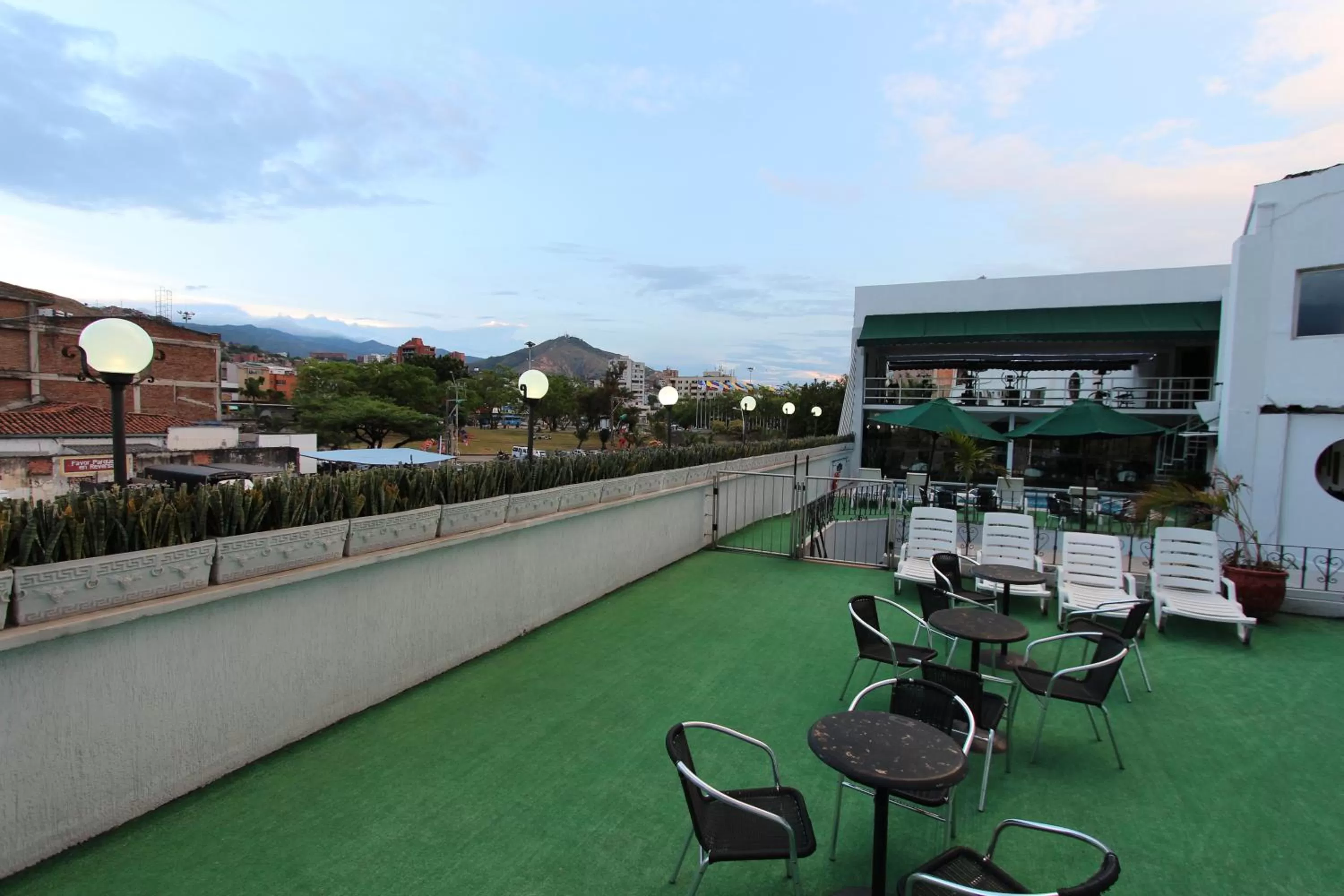 Patio in Hotel San Fernando Real