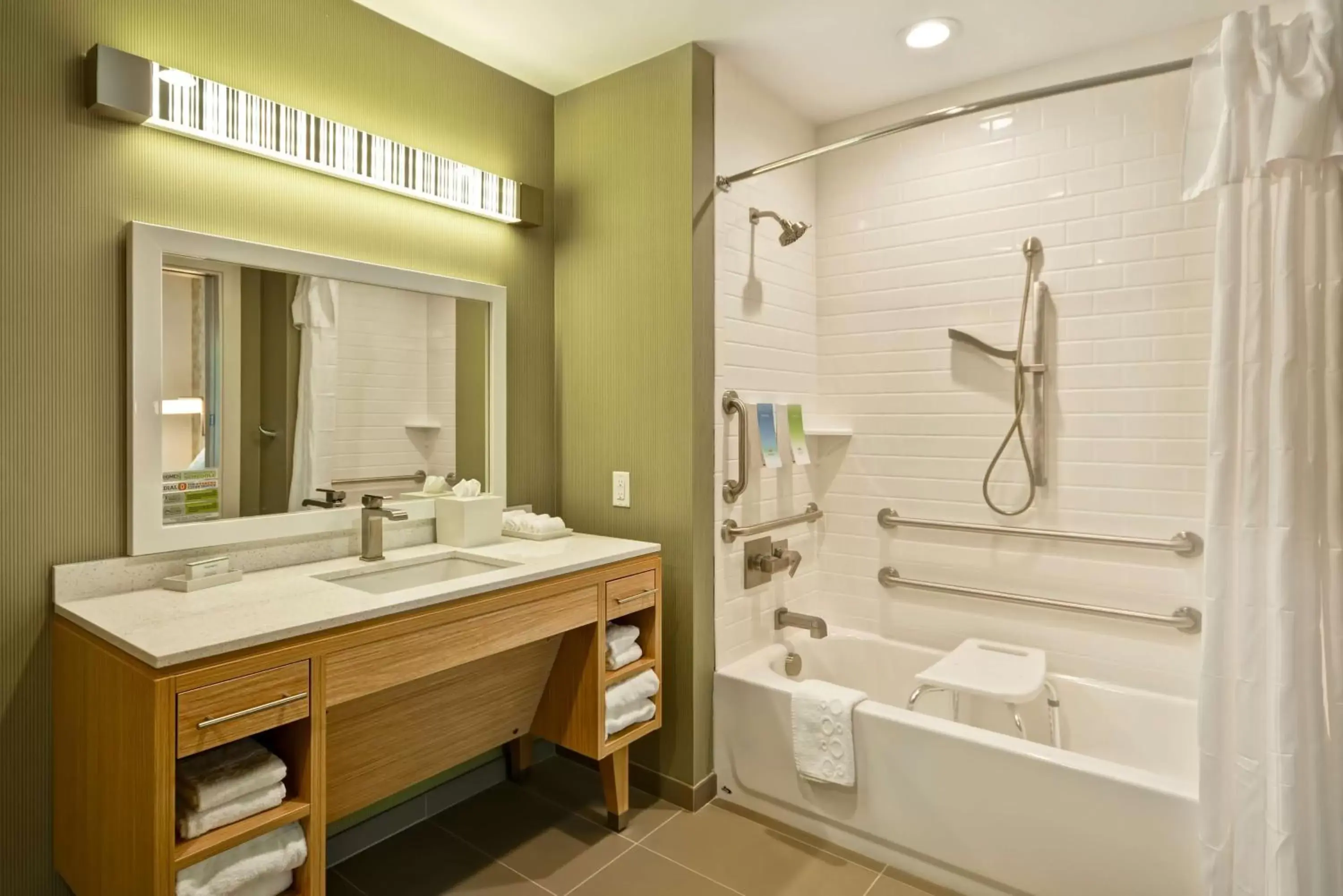 Bathroom in Home2 Suites by Hilton Dallas Downtown at Baylor Scott & White