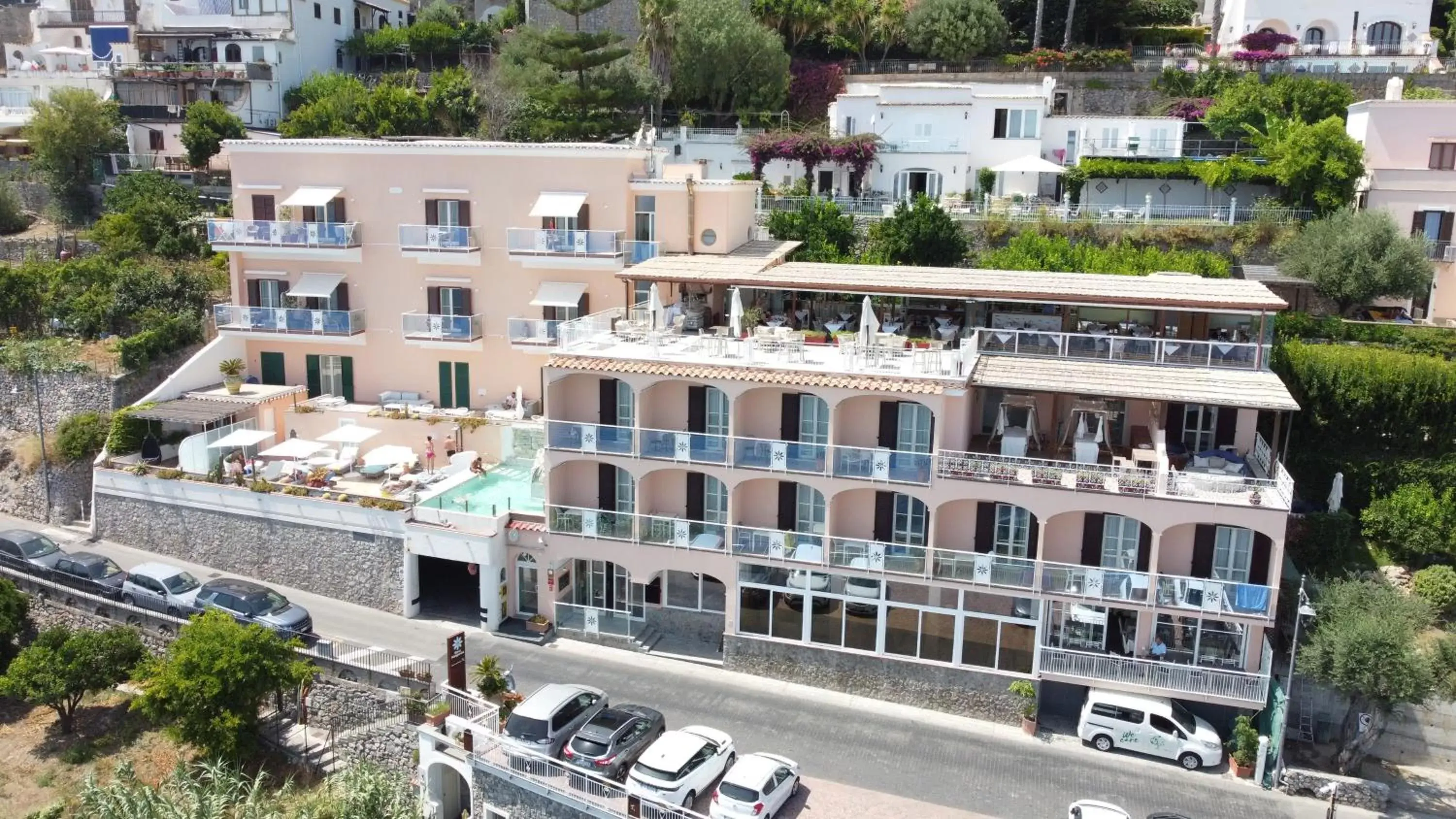 Property building, Bird's-eye View in Hotel Margherita