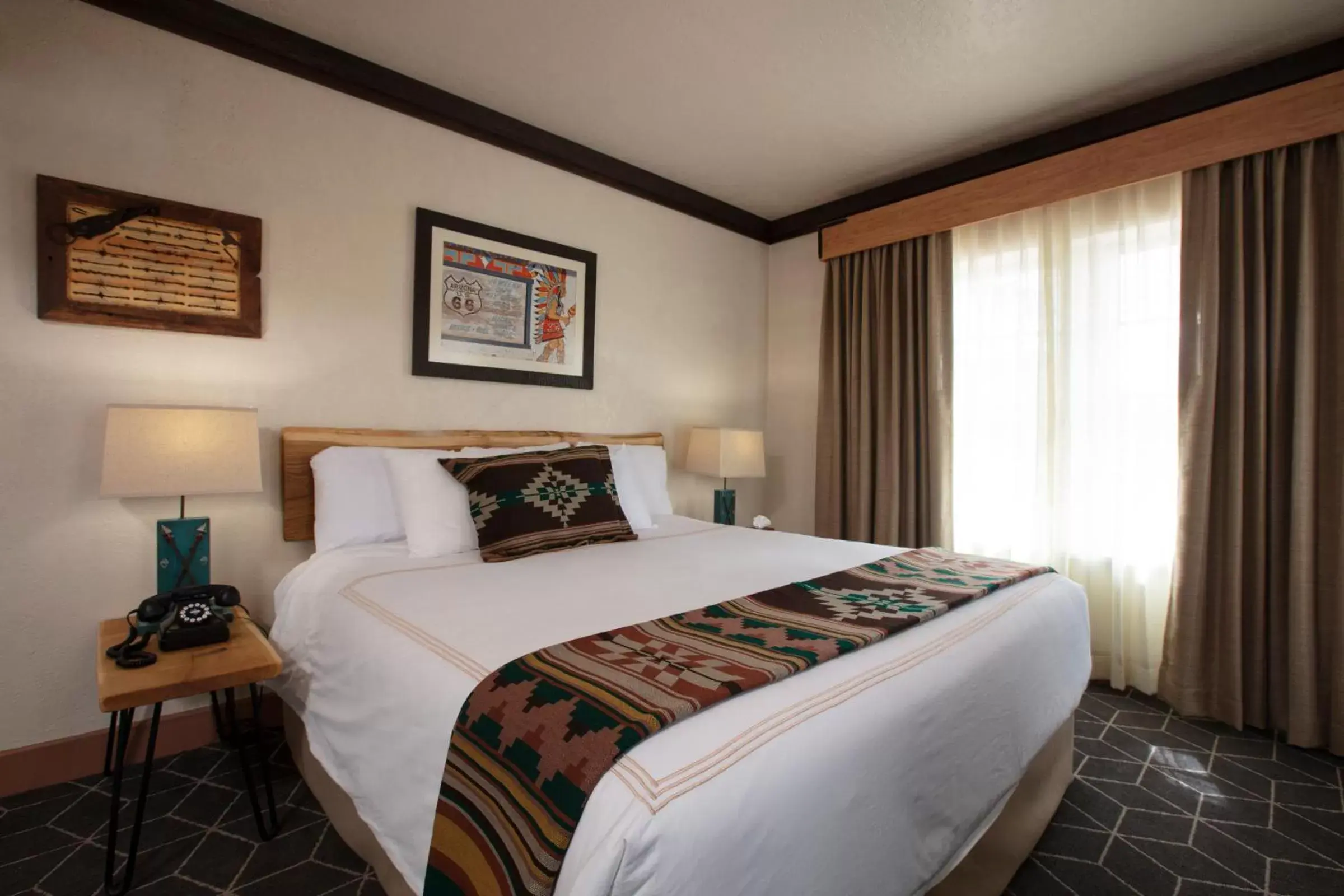 Bedroom, Bed in Hotel El Rancho