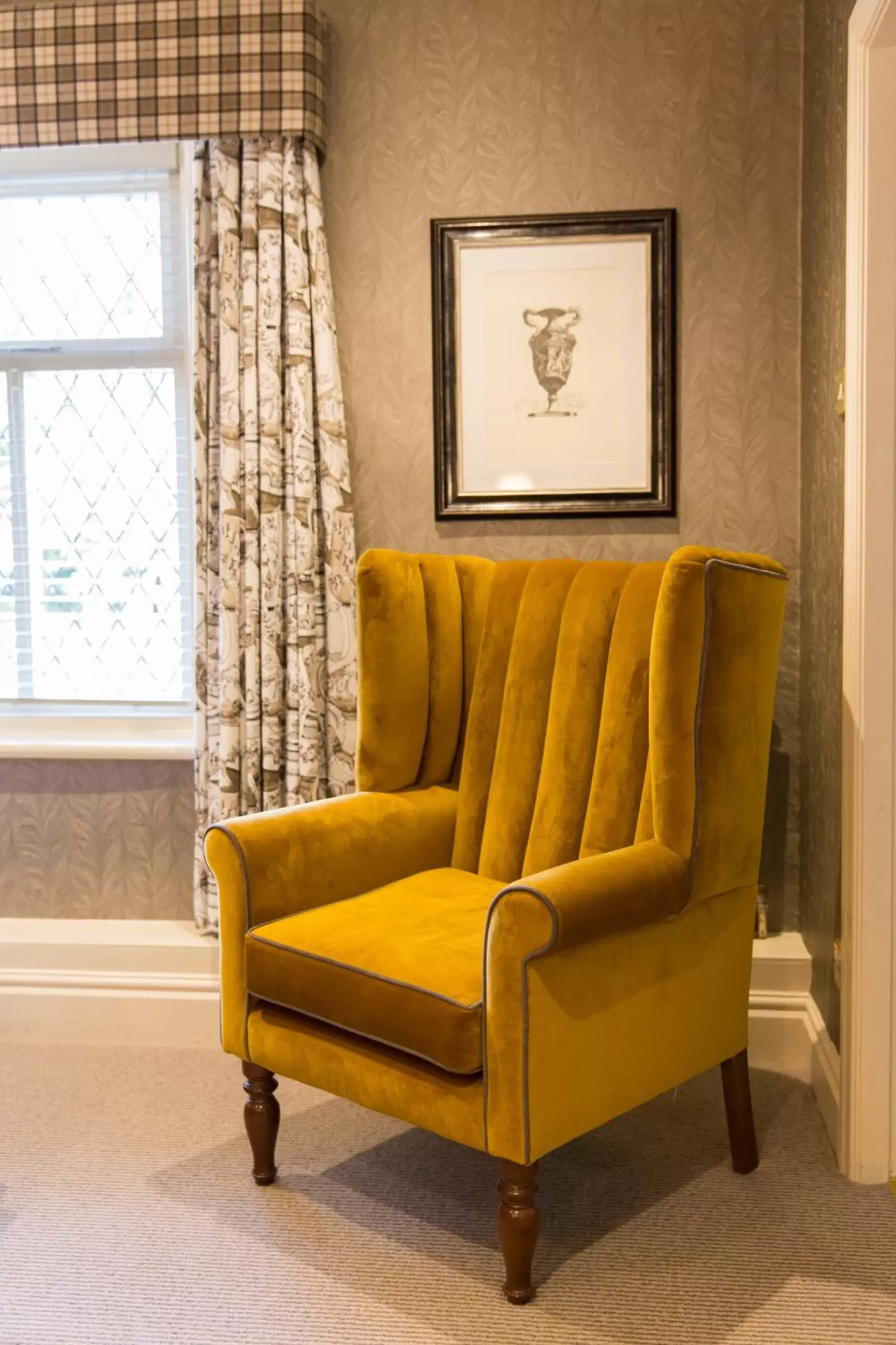 Decorative detail, Seating Area in The Millstone, Mellor