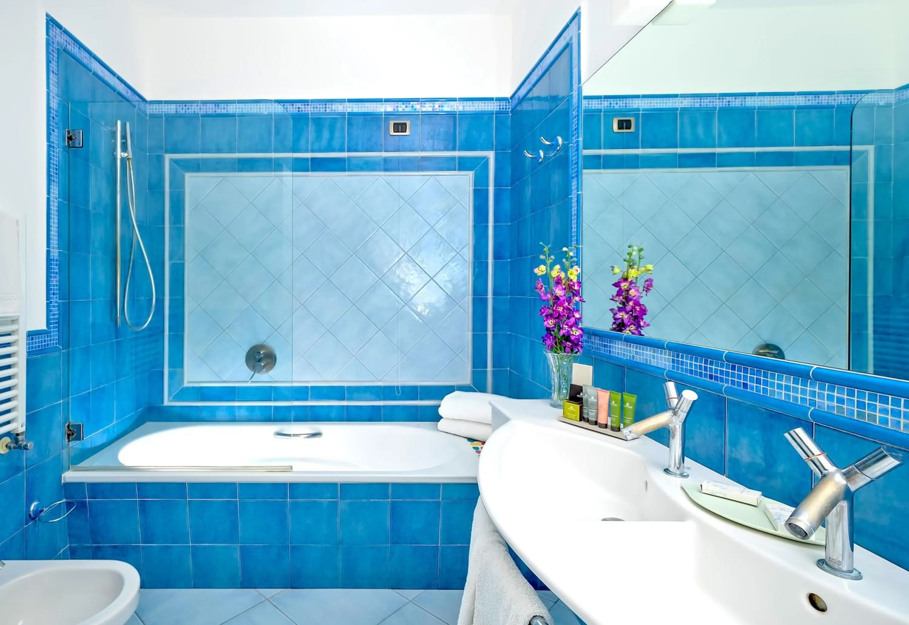 Shower in Hotel La Floridiana