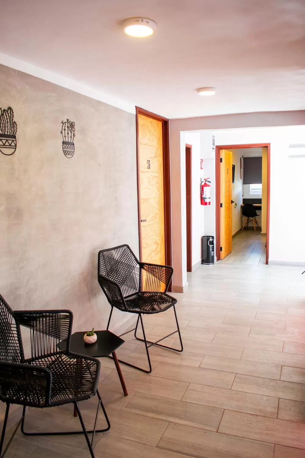 Seating area in Hotel Ciclovía & Terraza
