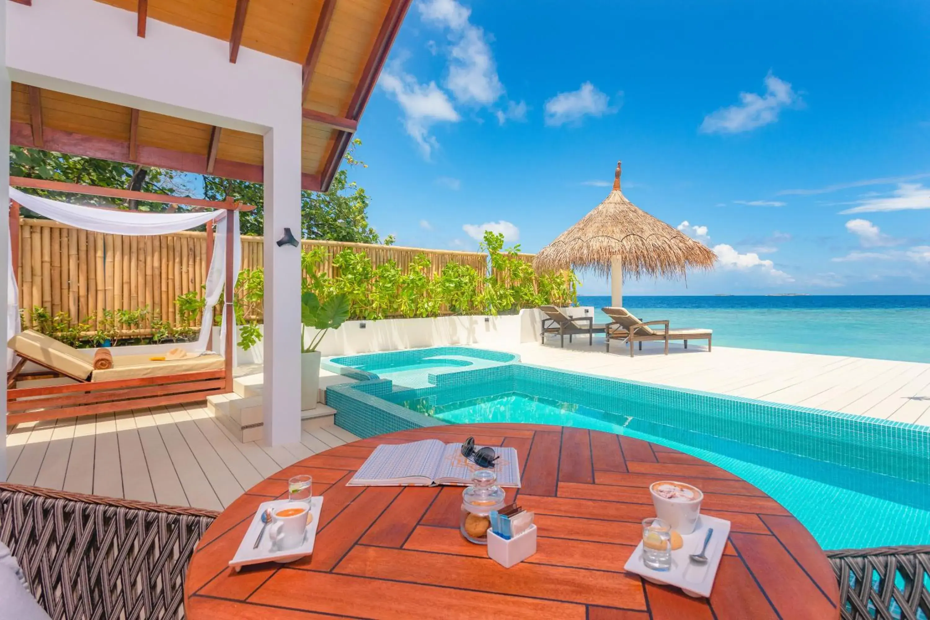 Sea view, Swimming Pool in Malahini Kuda Bandos Resort