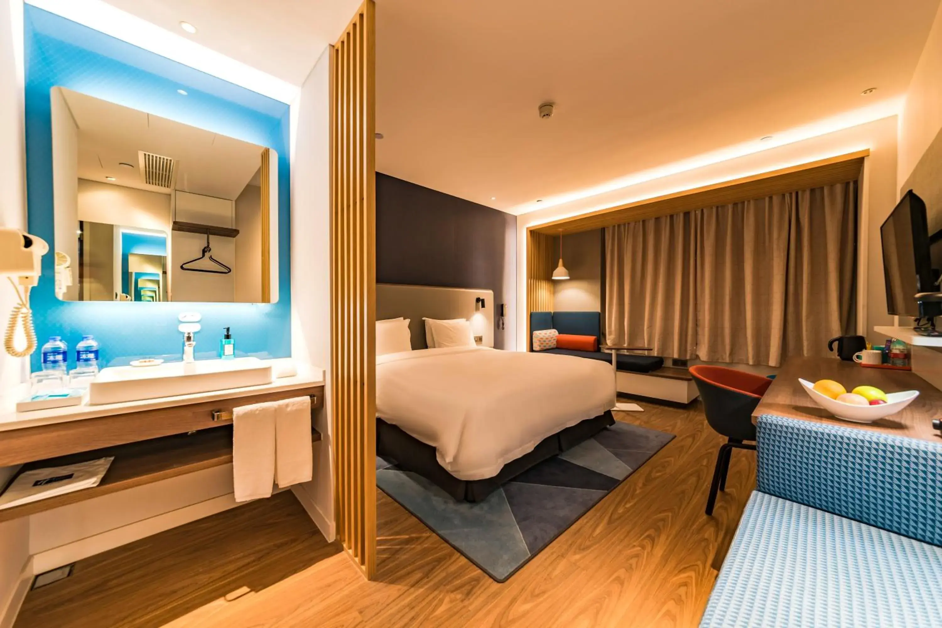 Bed in Holiday Inn Express Shijiazhuang High-tech Zone, an IHG Hotel