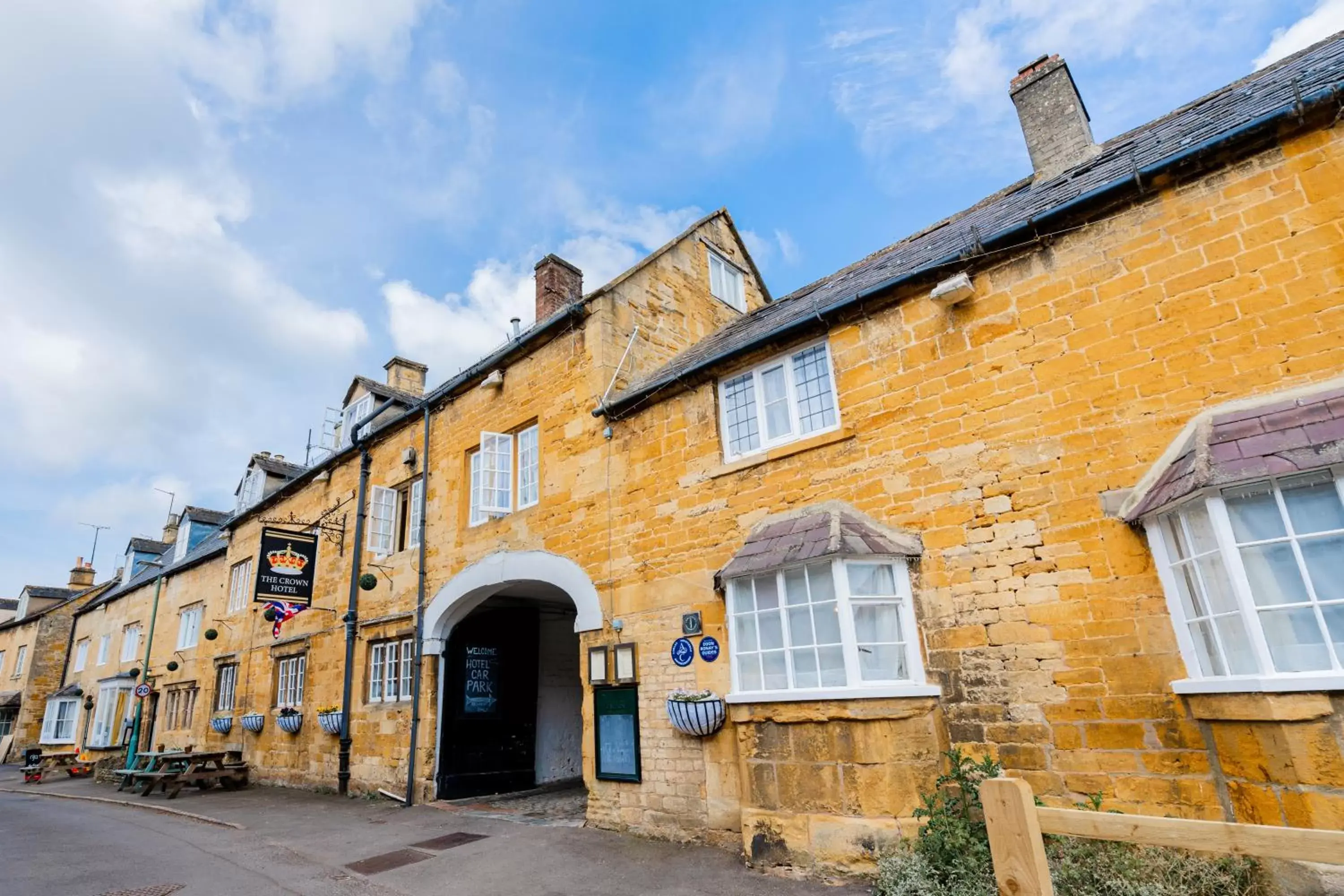 Property Building in Crown Hotel Cotswold