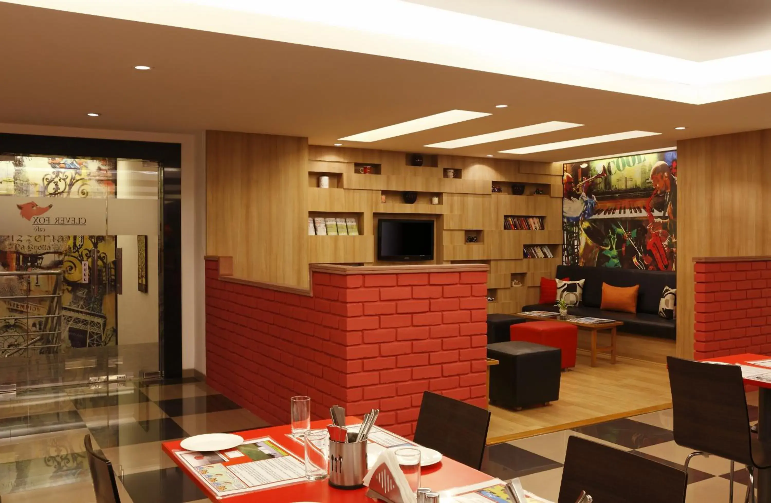 Library, Restaurant/Places to Eat in Red Fox Hotel, Jaipur