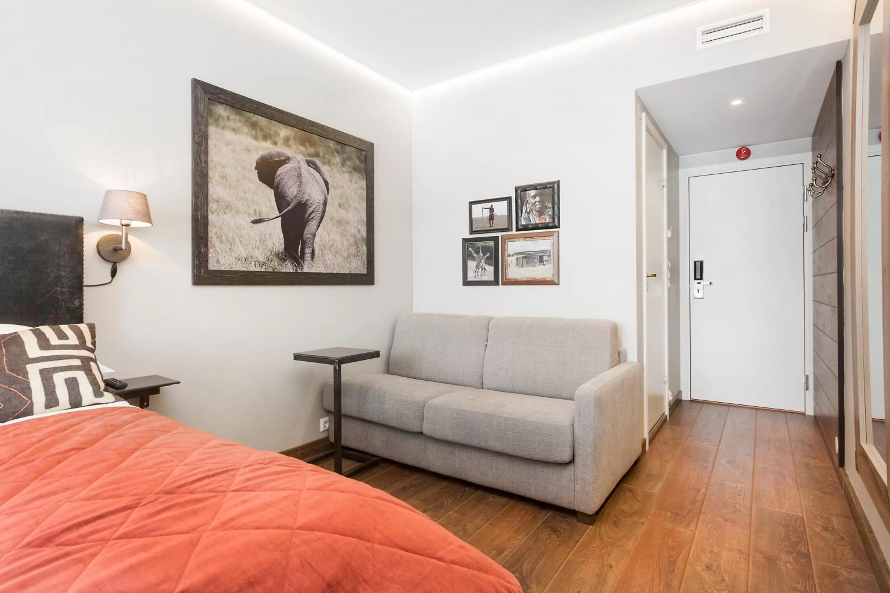 Seating area in Dyreparken Safarihotell