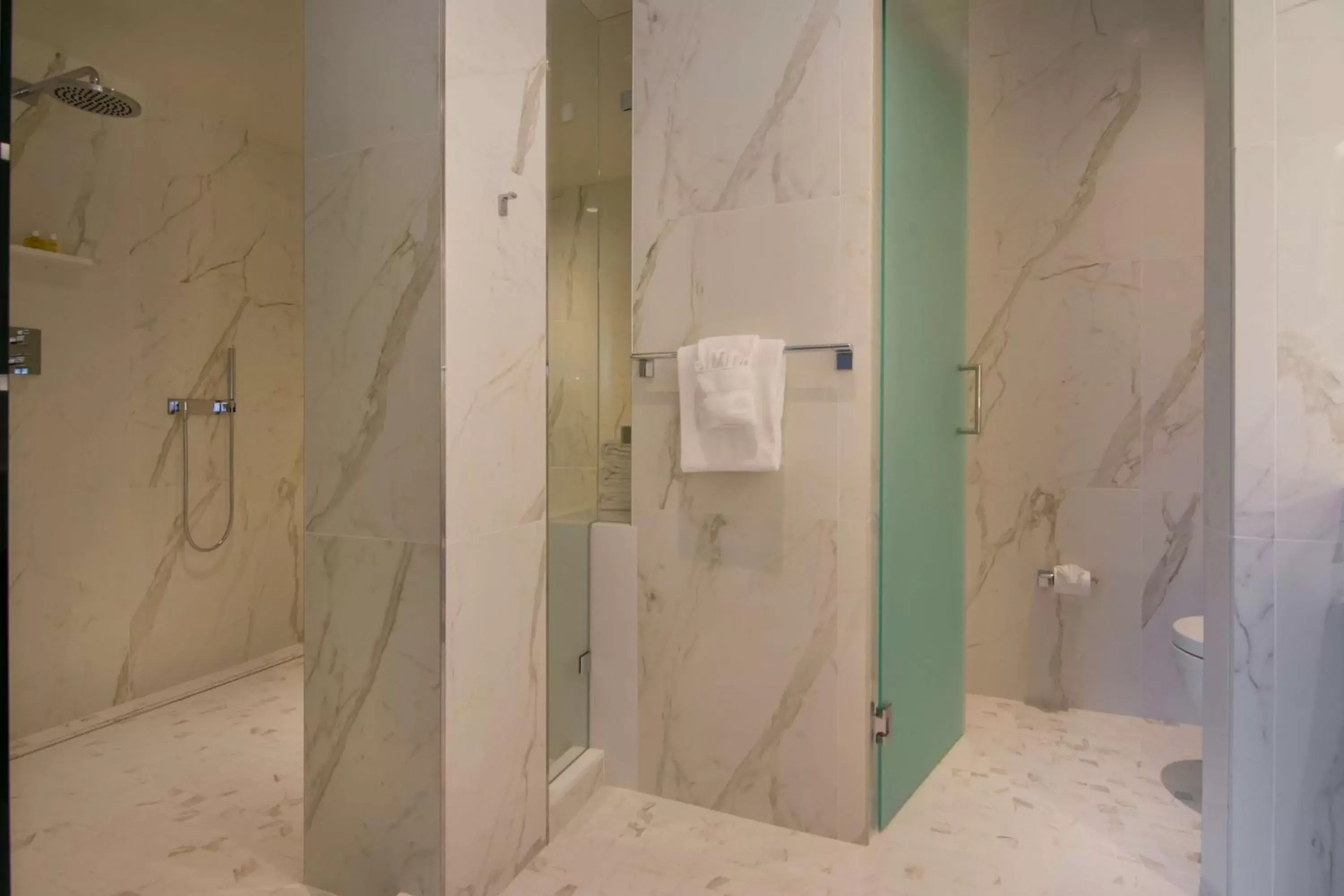 Shower, Bathroom in The Benson Portland, Curio Collection by Hilton