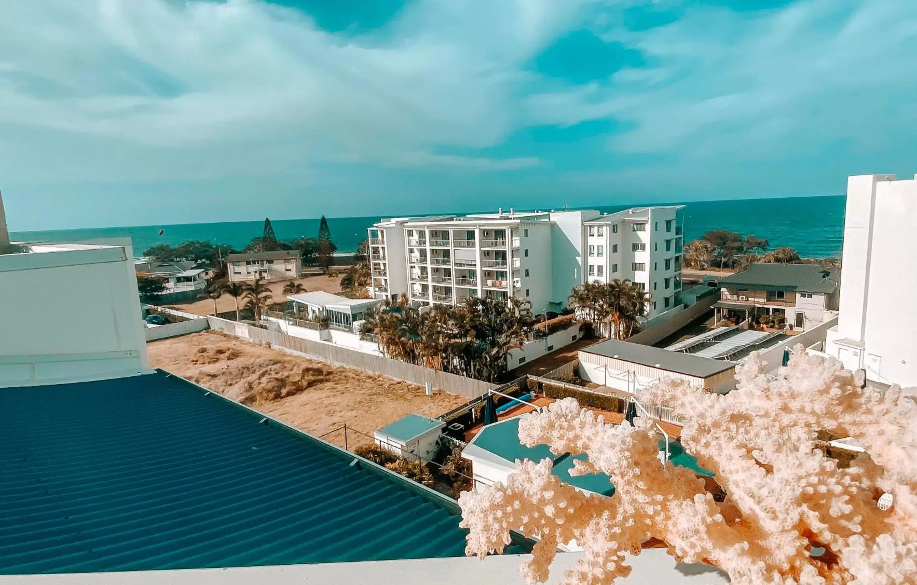 Bird's eye view, Pool View in Bargara Blue Resort