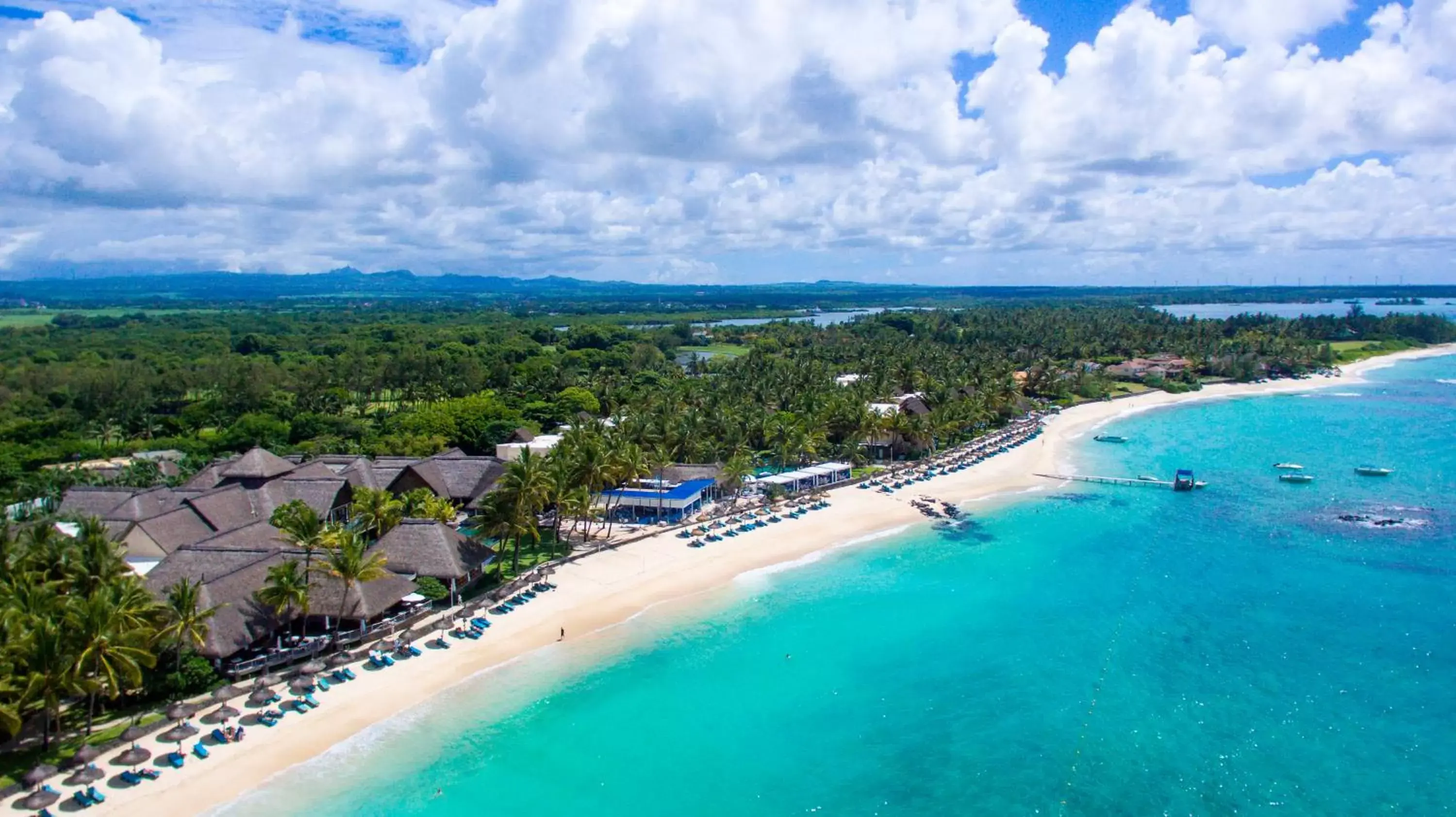 Natural landscape, Bird's-eye View in Constance Belle Mare Plage