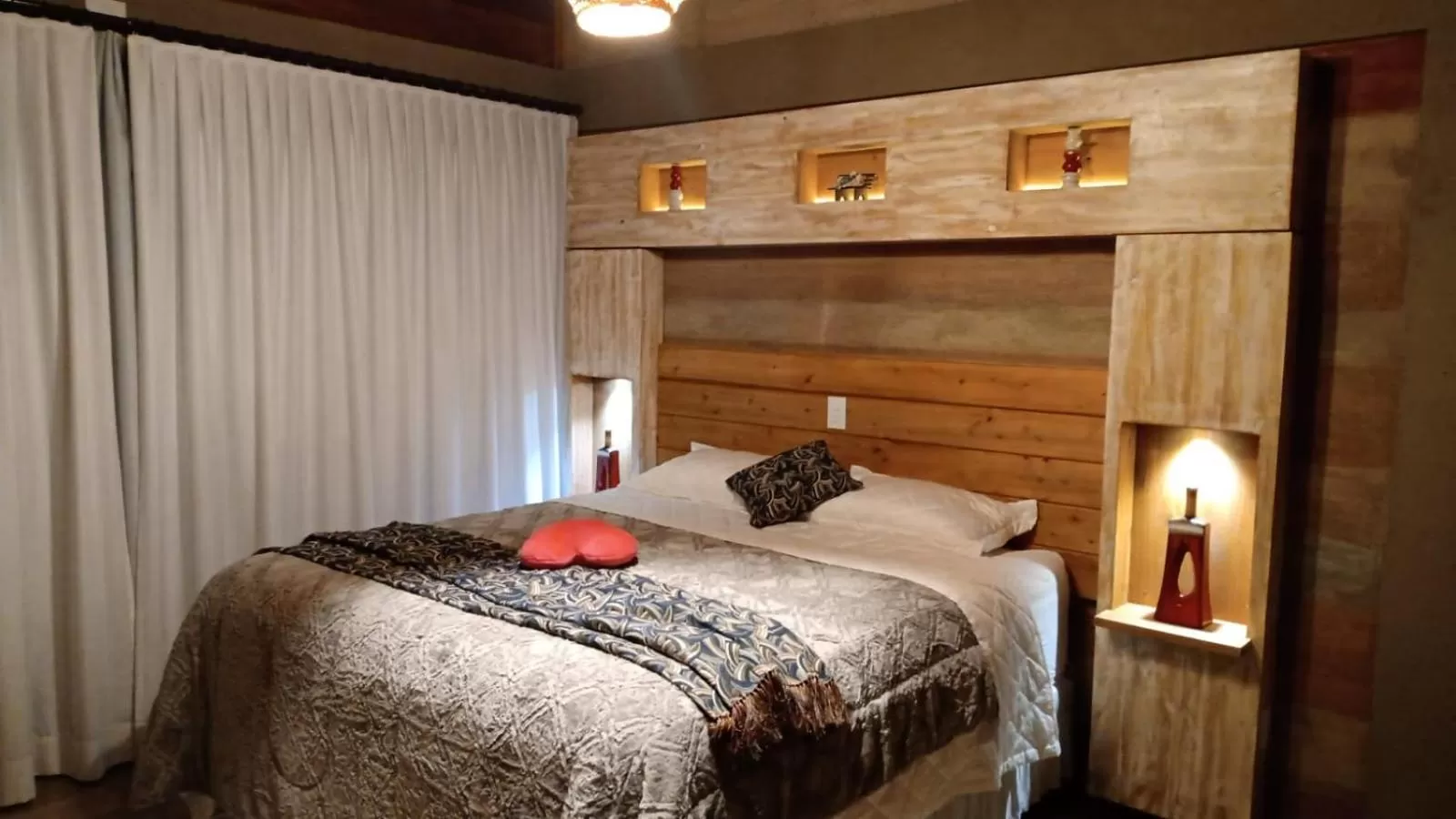 Bed in Pousada Trem Chic