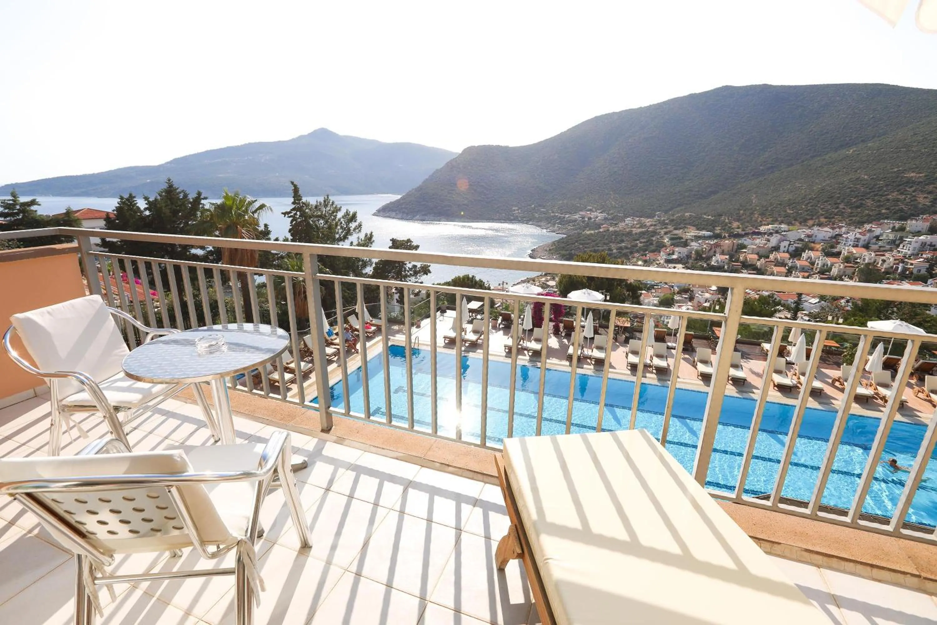 Balcony/Terrace in Happy Hotel Kalkan