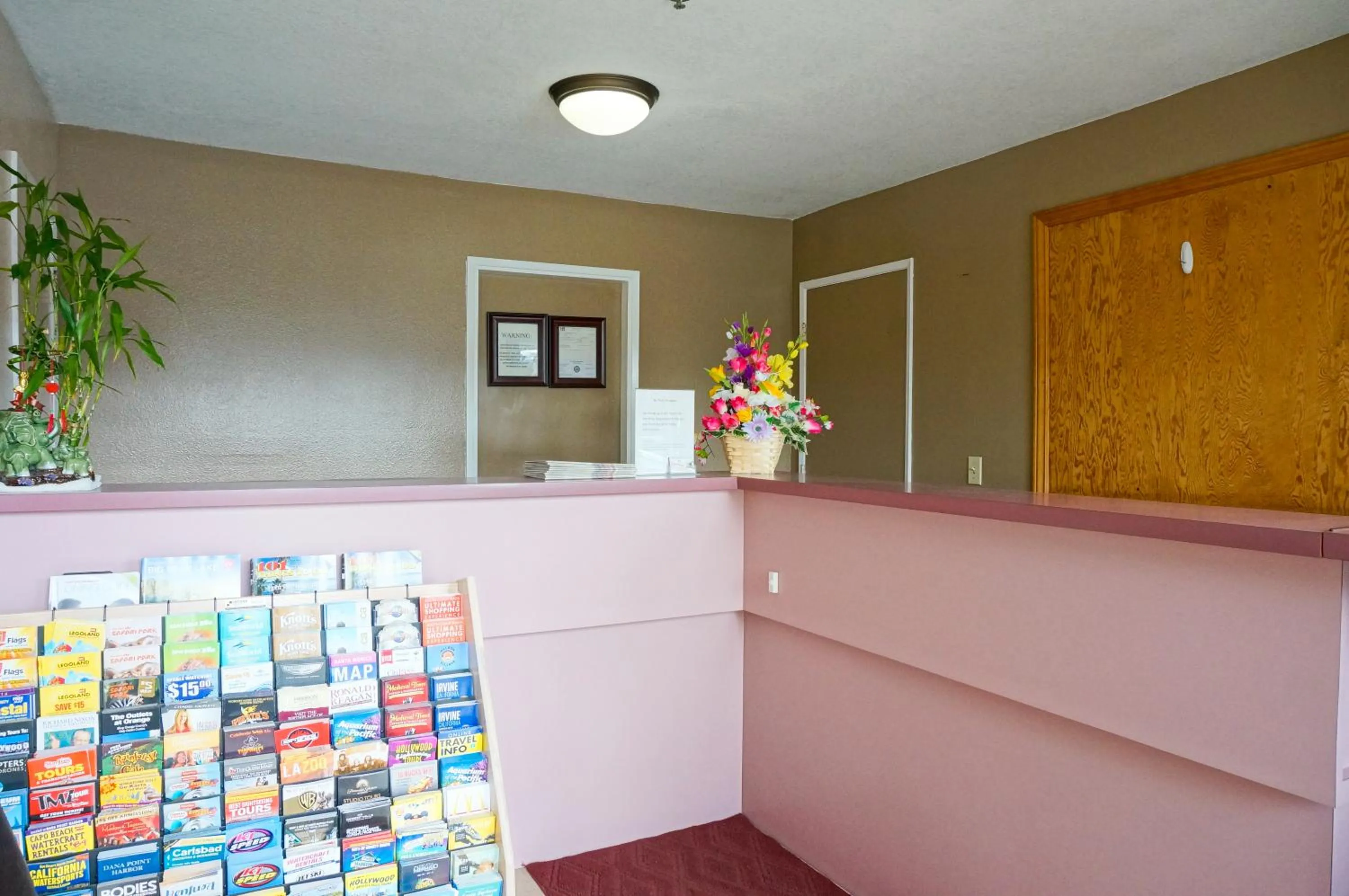 Lobby or reception in OceanView Motel