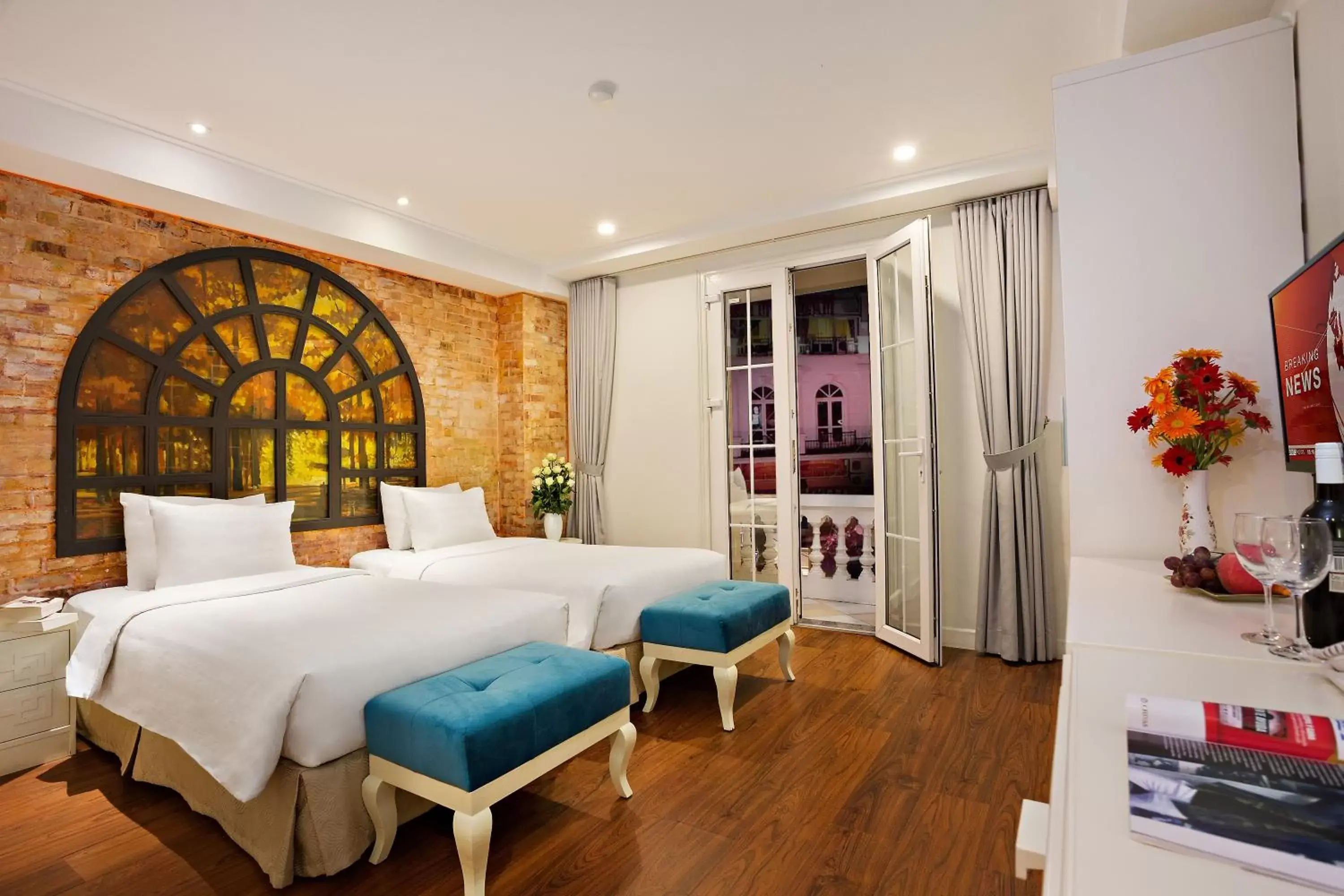 Bed, Room Photo in Hanoi La Selva Hotel