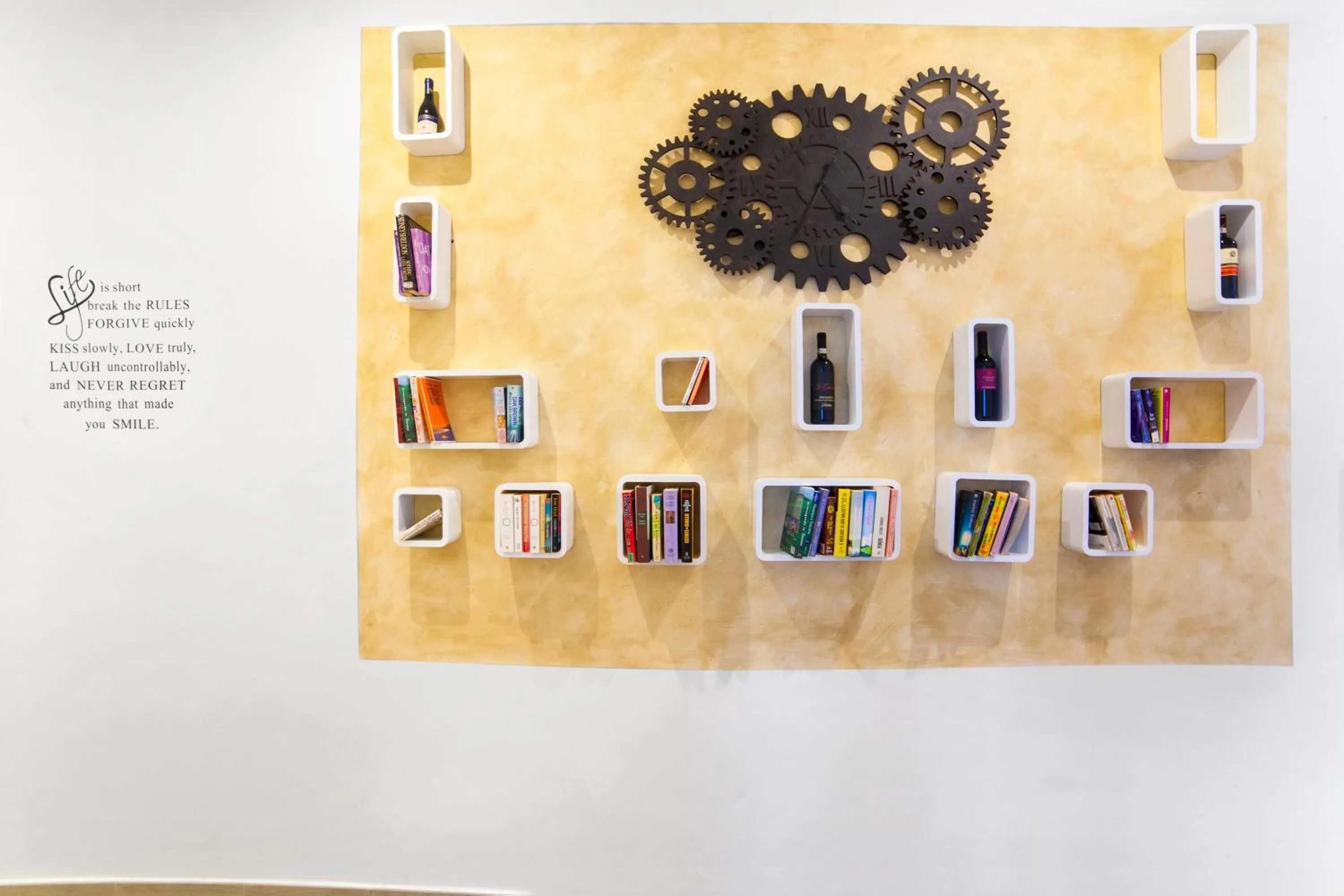 Library in Apollo Guest House