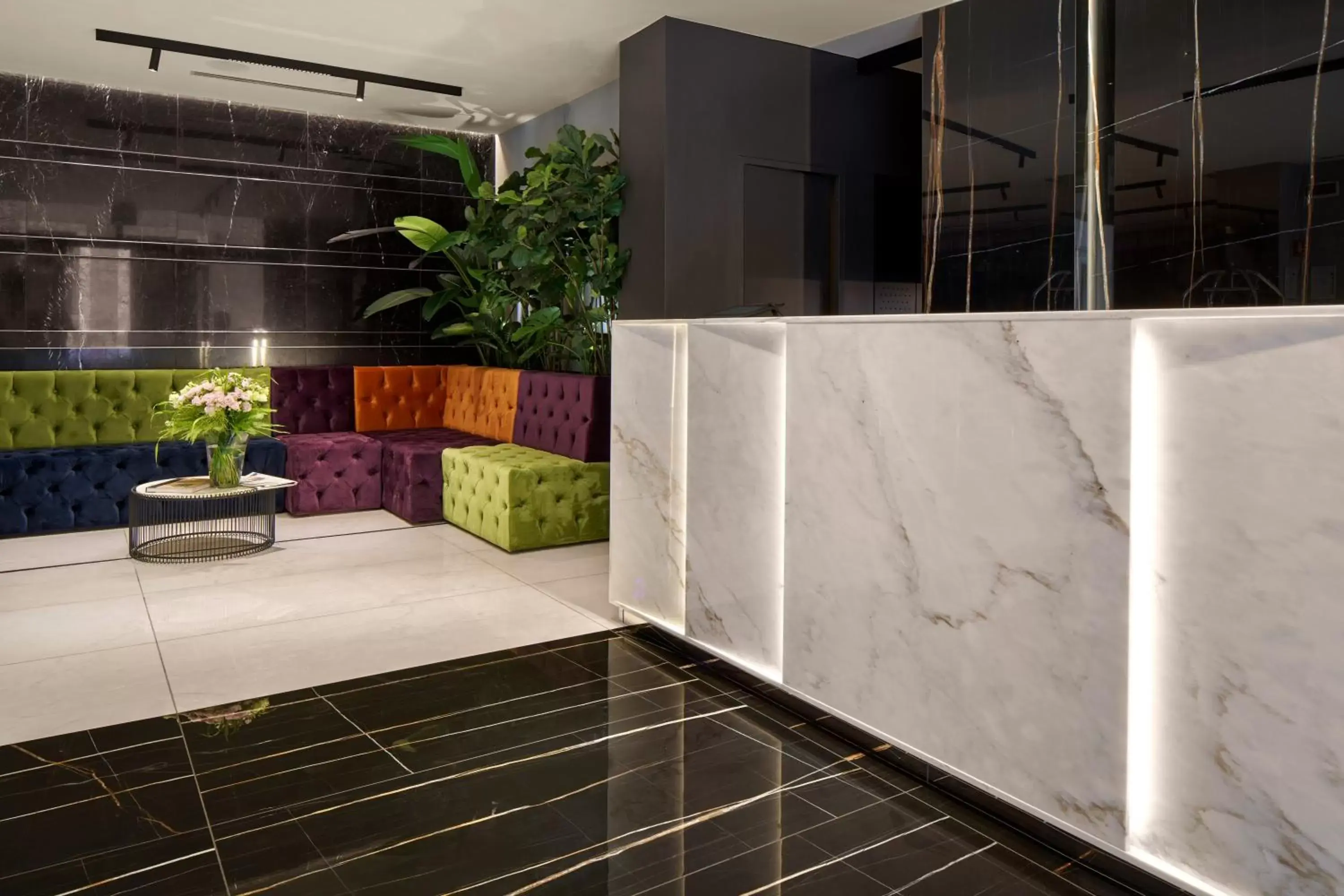 Lobby or reception in Hotel Milano & SPA***S Lobby or reception in Hotel Milano & SPA***S