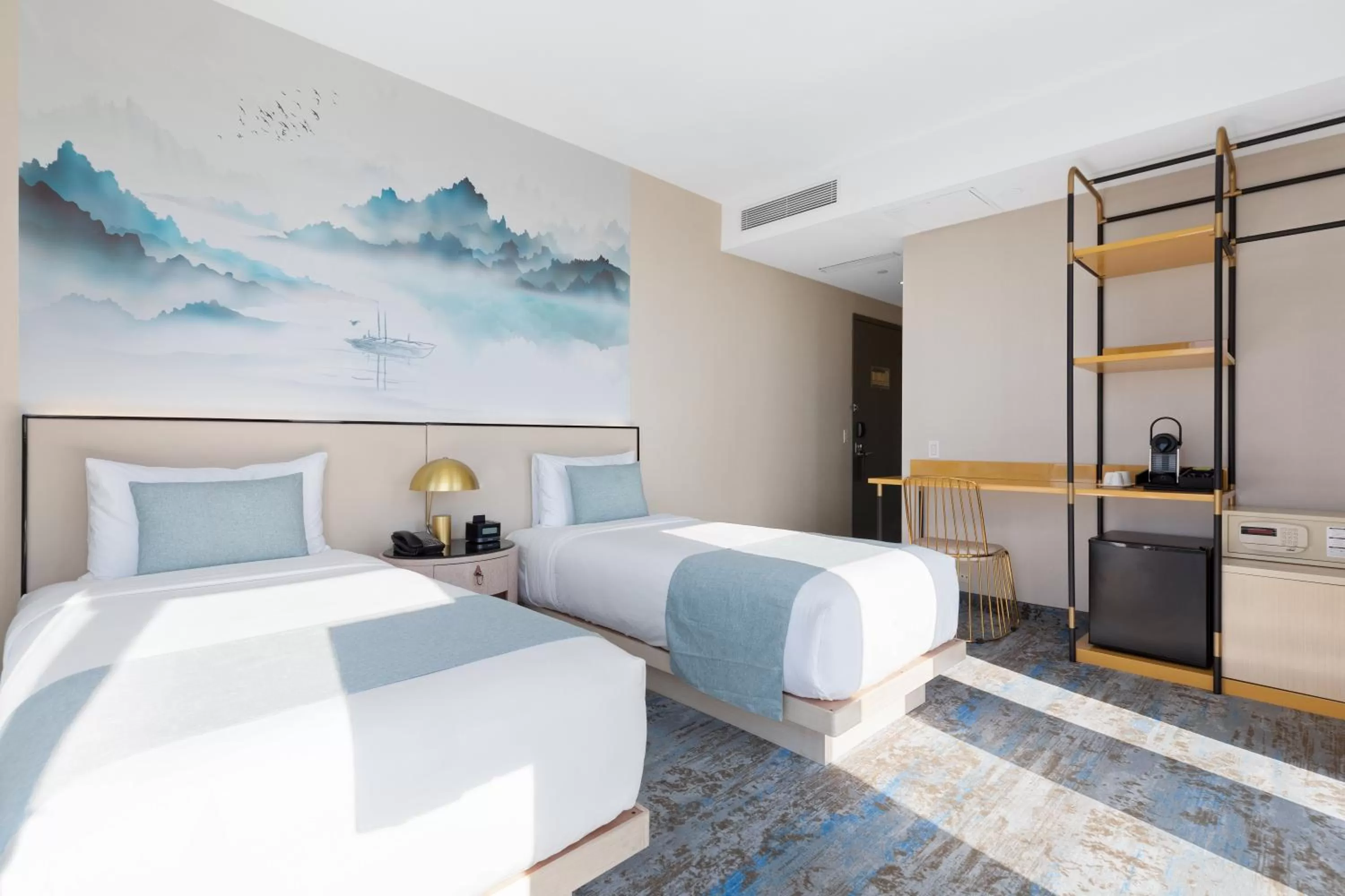 Bed in The Parc Hotel