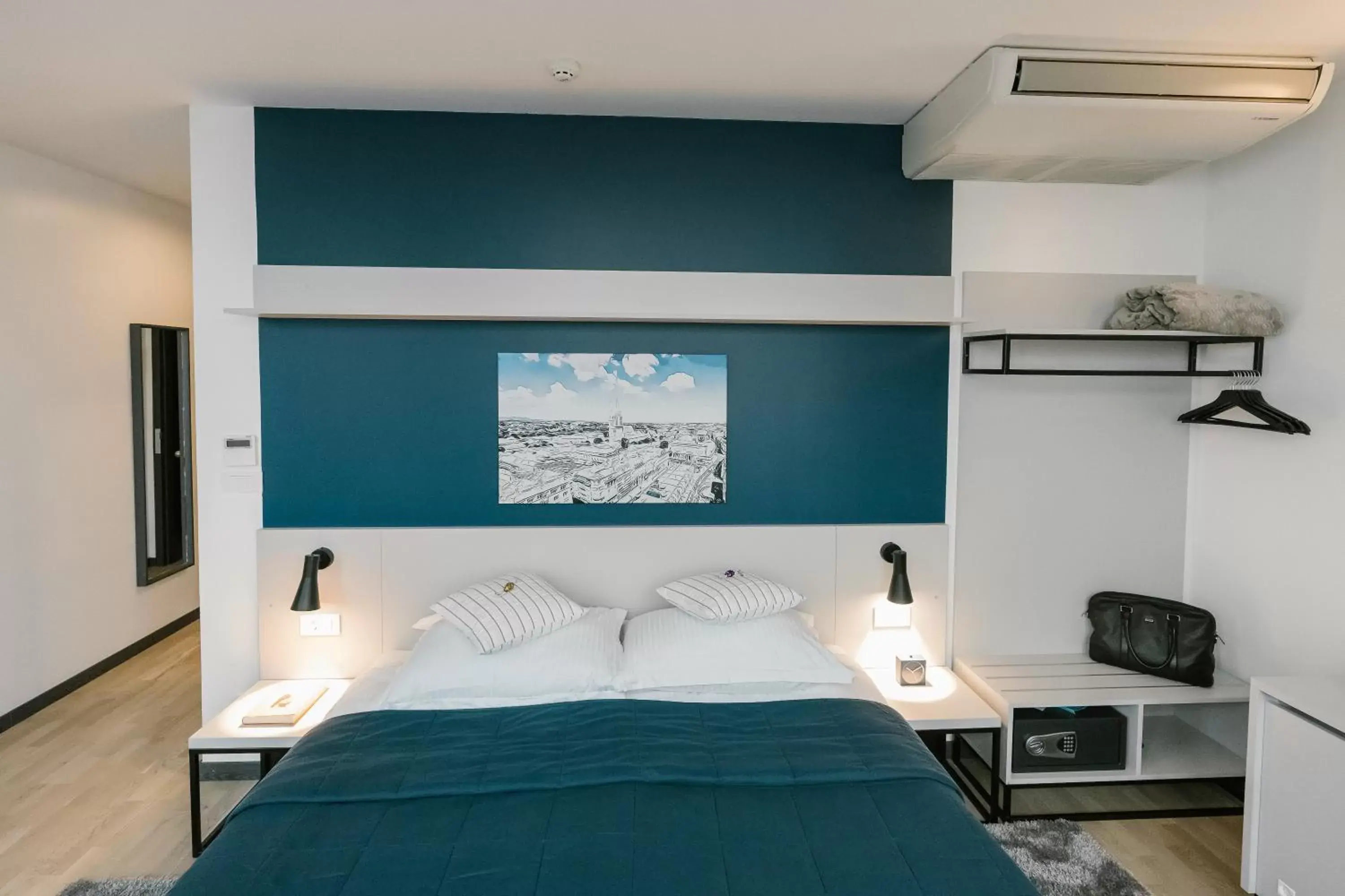 Bed in Hotel Blue Bed in Hotel Blue