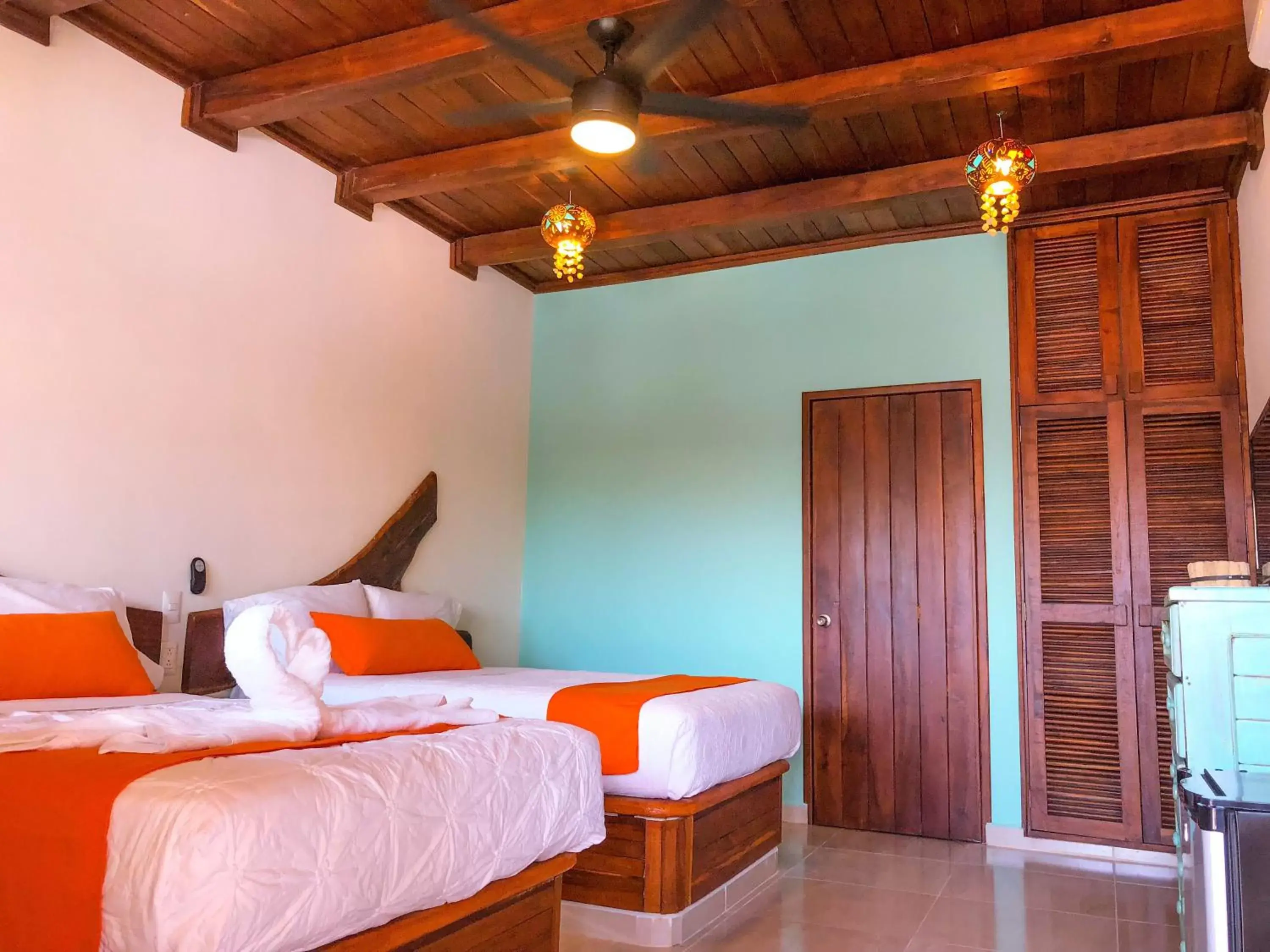 Bedroom, Bed in Hacienda Dos Ojos