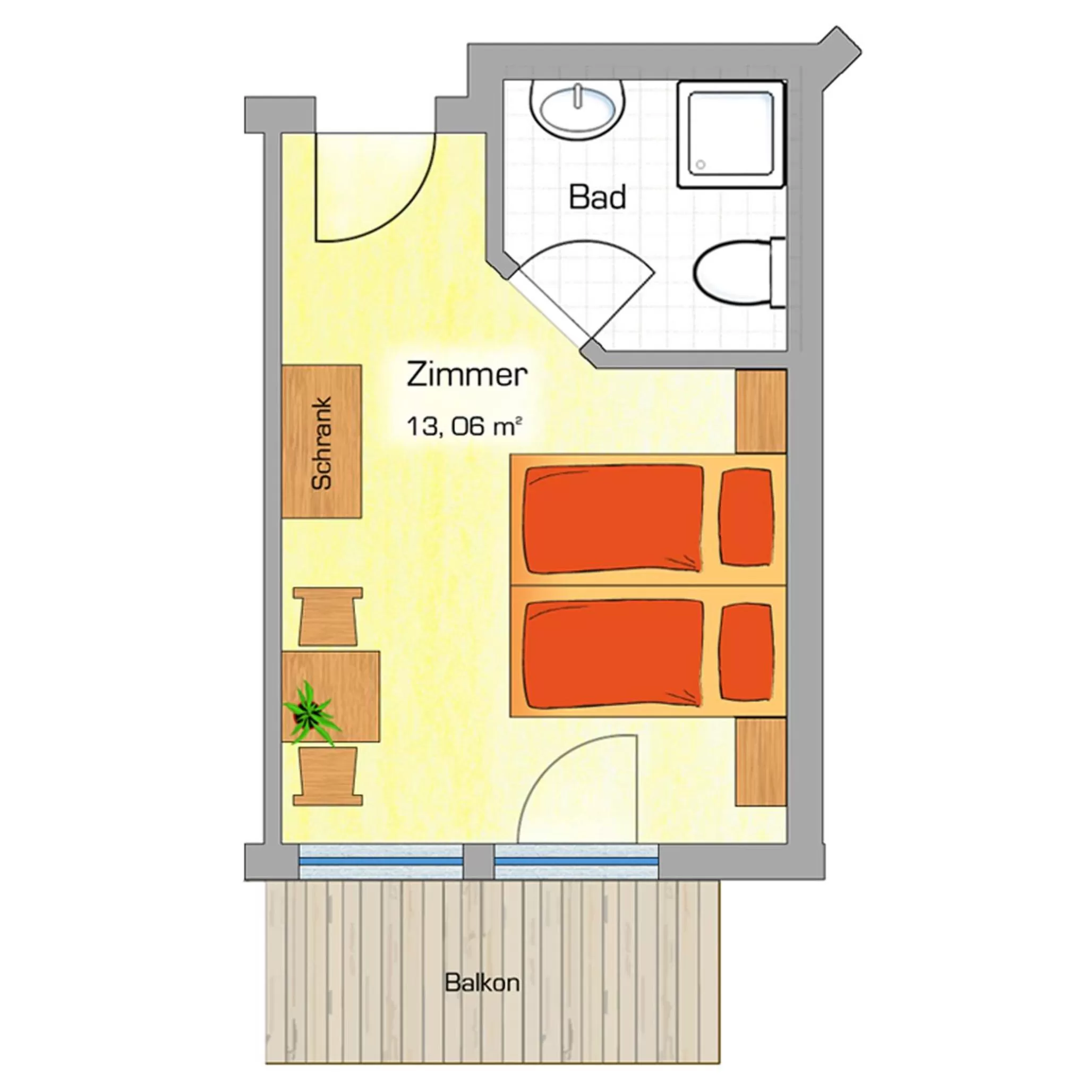 Floor plan in Seiterhof