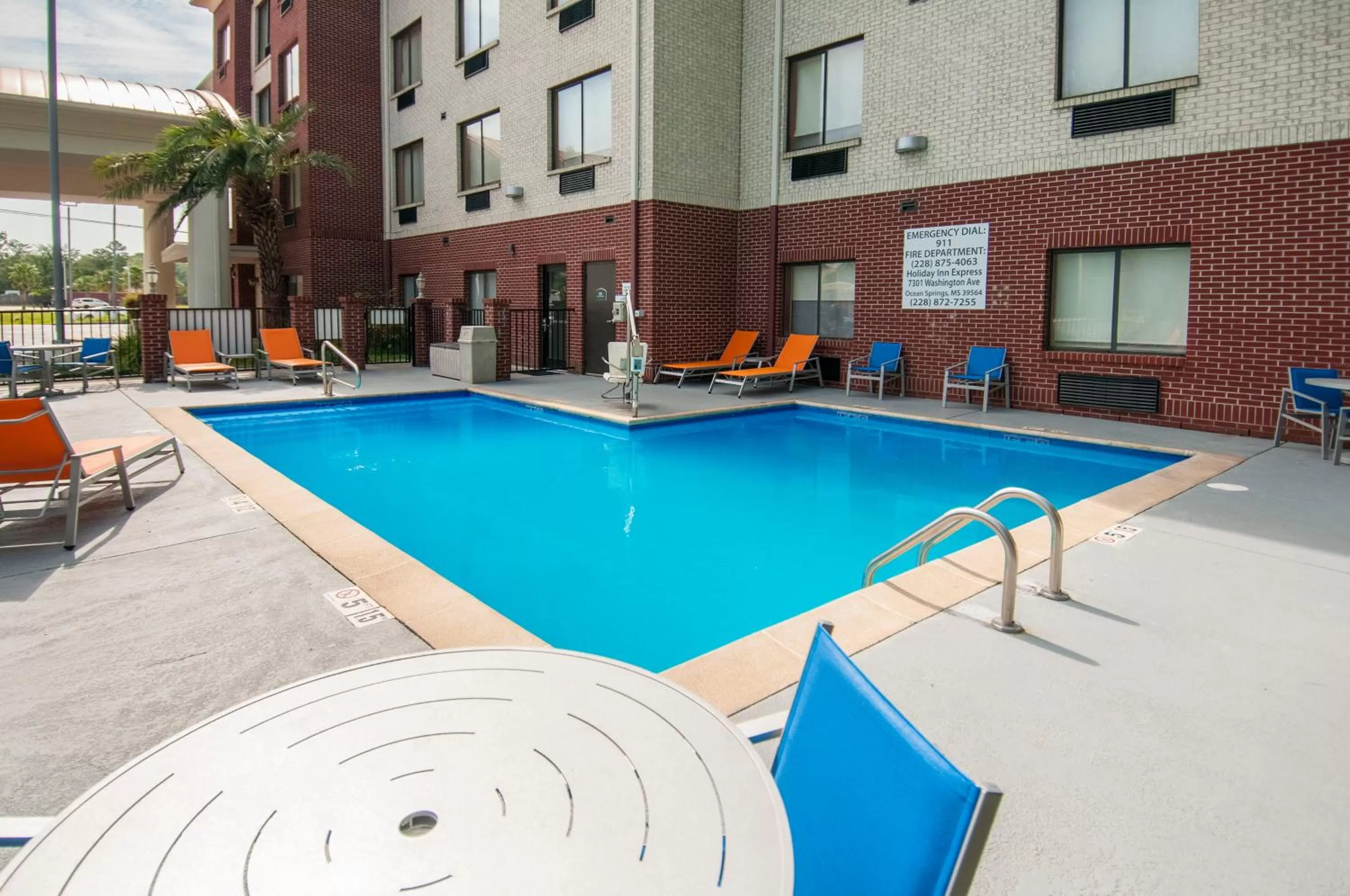 Swimming pool in Holiday Inn Express Hotel & Suites Biloxi- Ocean Springs by IHG