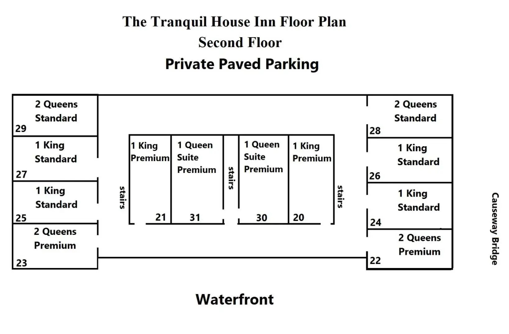 Property building, Floor Plan in The Tranquil House Inn