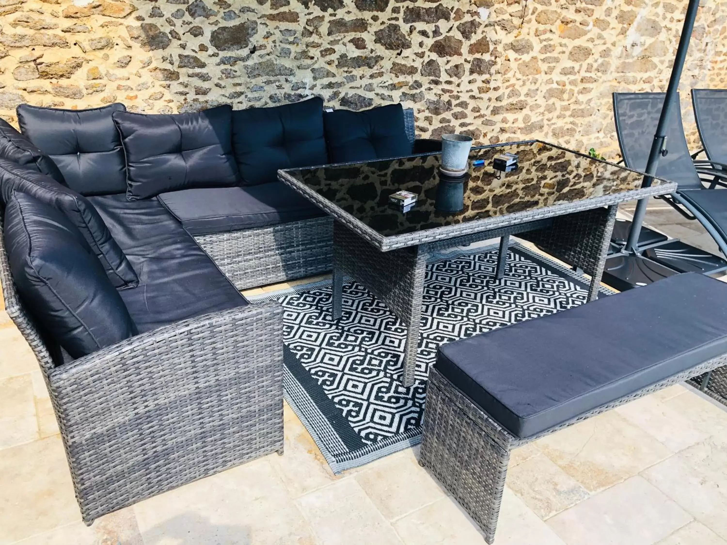 Patio, Seating Area in Magnifique Villa MY