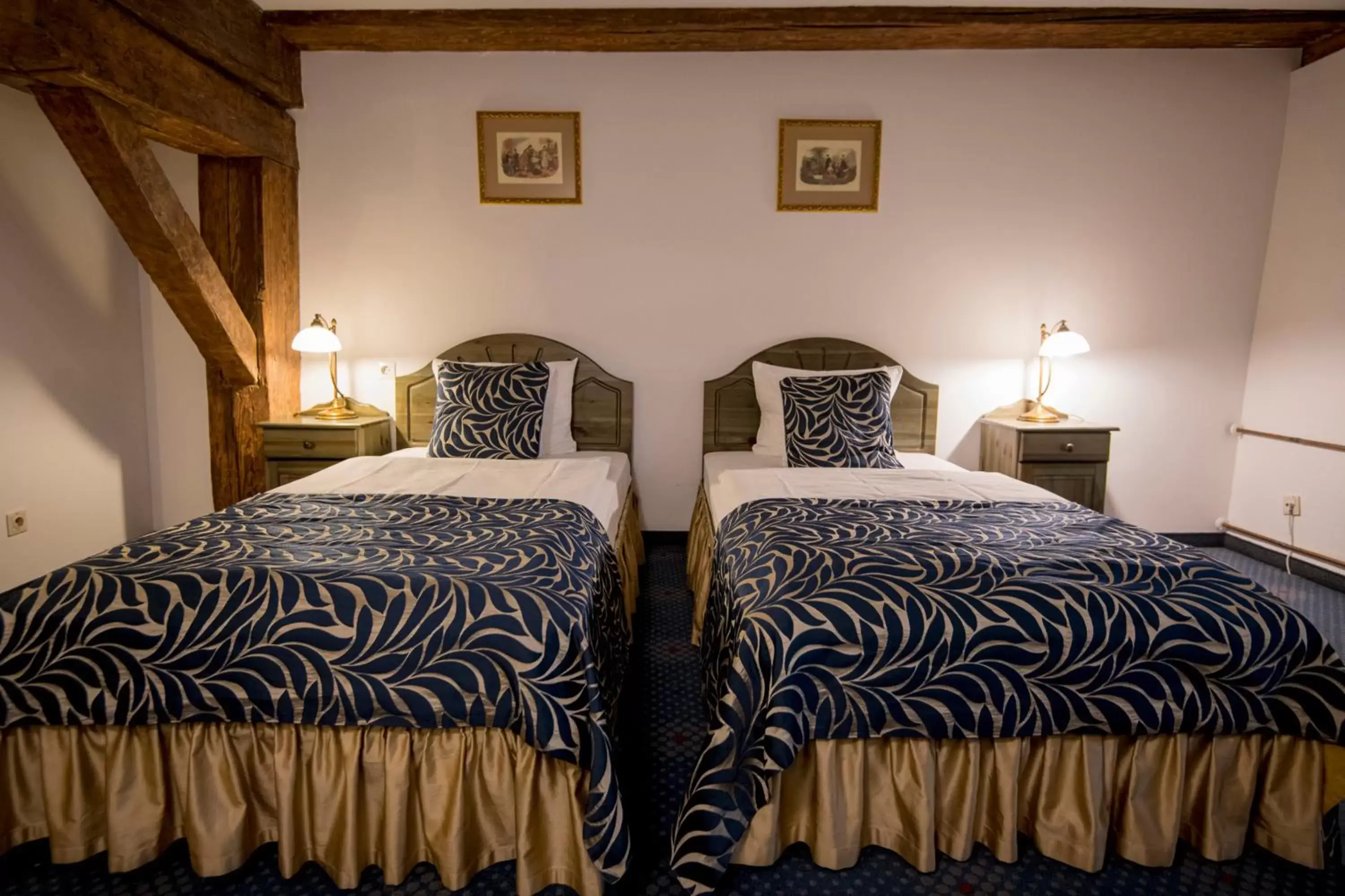Bed in Hotel Gutenbergs
