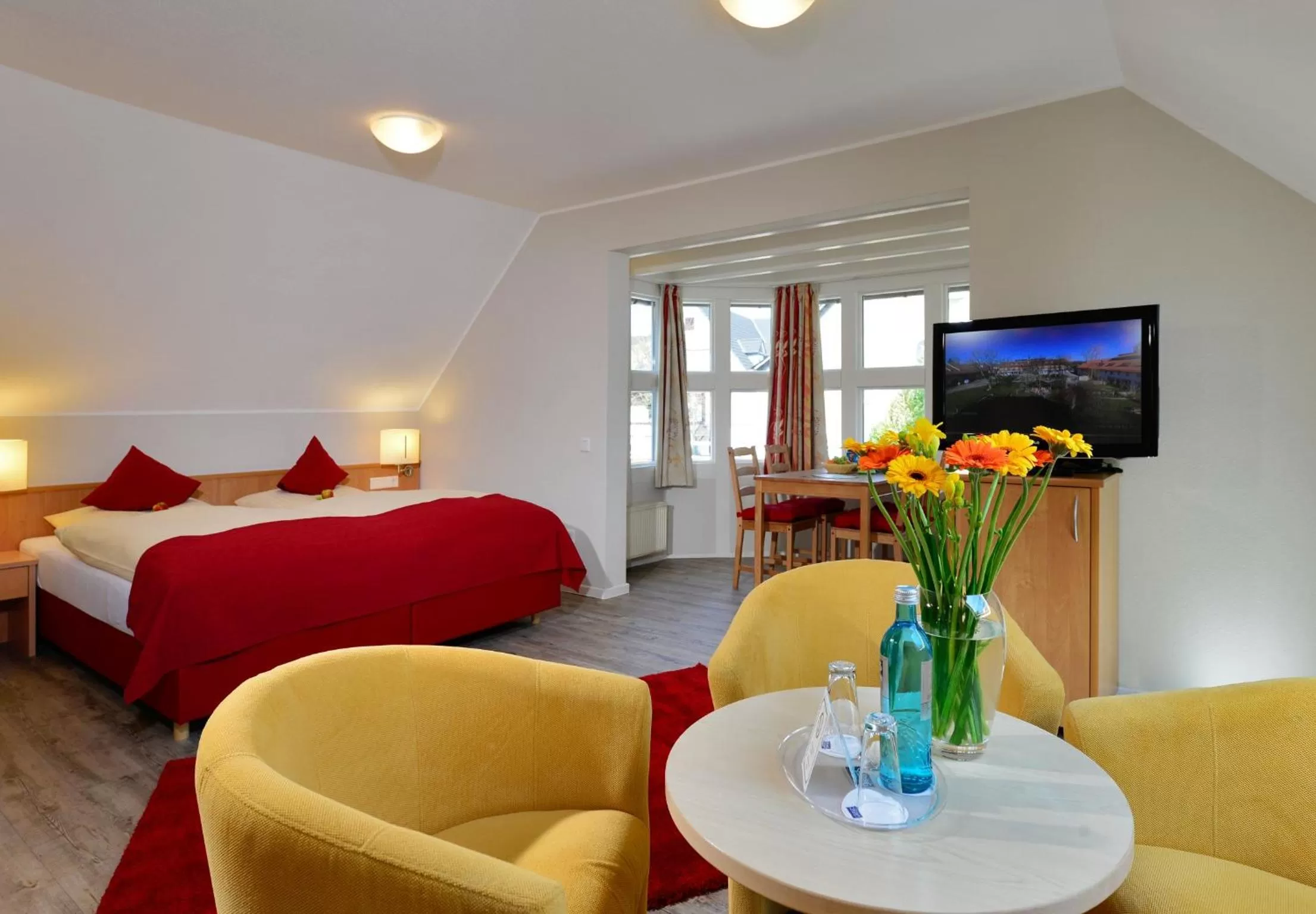 Bedroom, Bed in Landhotel Albers