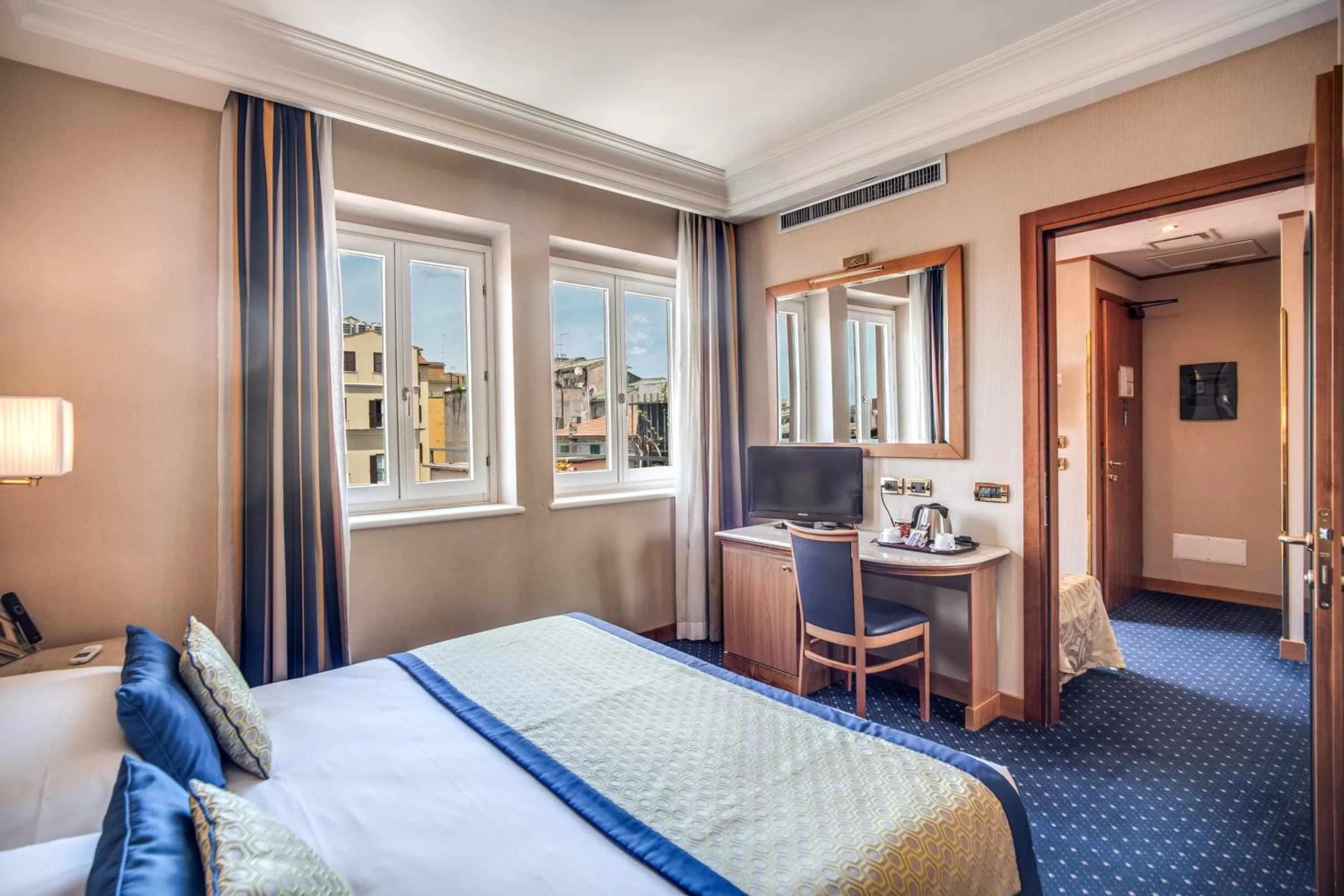 Bed in Hotel Diocleziano