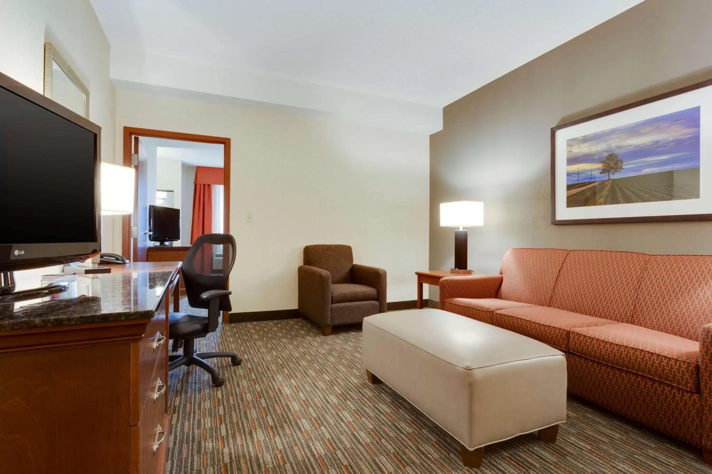 Photo of the whole room, Seating Area in Drury Inn & Suites St. Louis/O'Fallon, IL