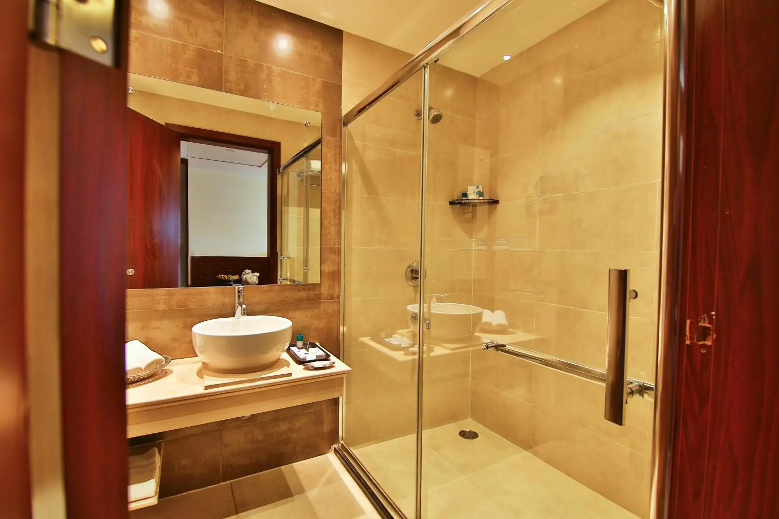 Shower, Bathroom in Hotel Gokulam Park - Coimbatore