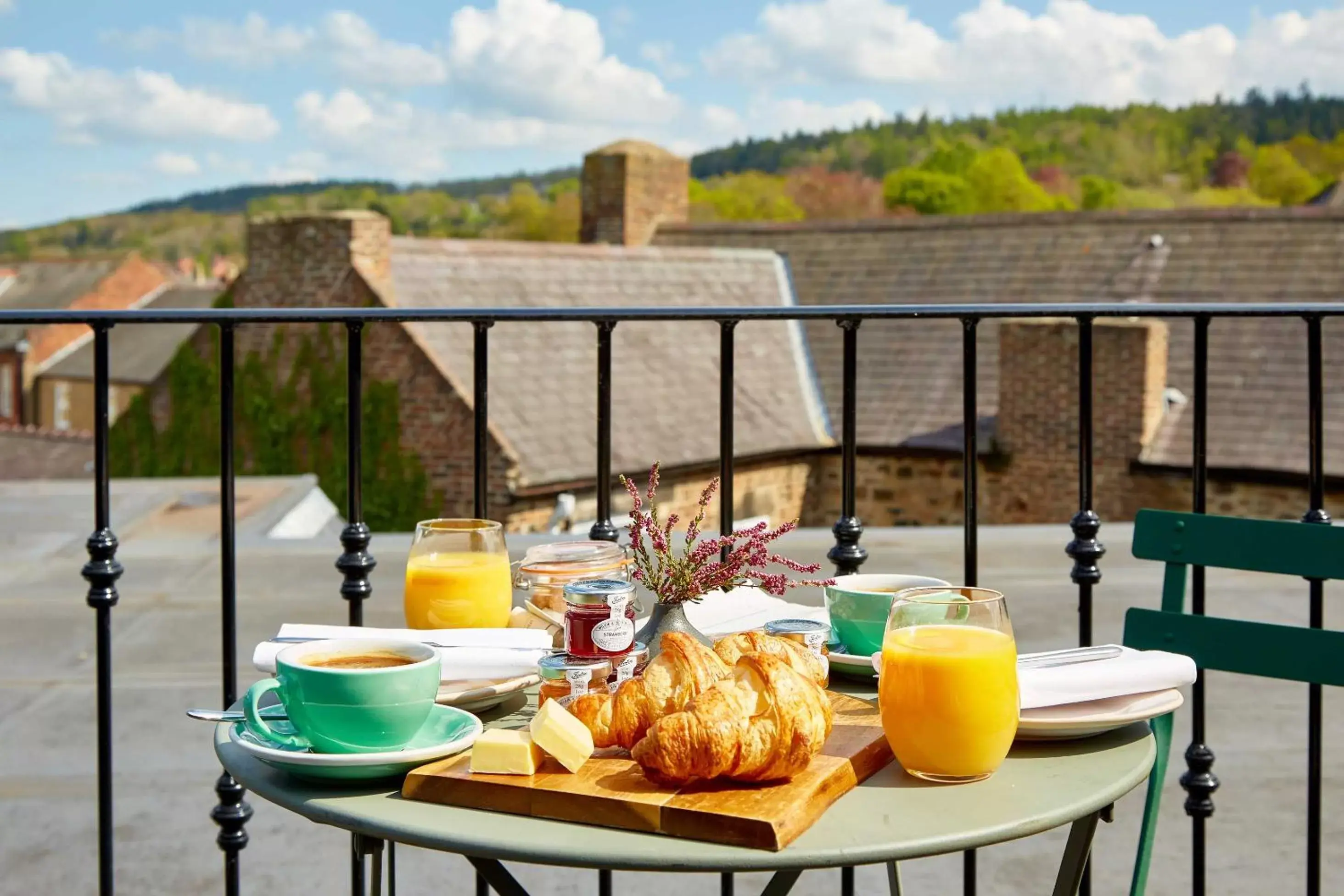 Balcony/Terrace, Breakfast in The Beaumont Hexham