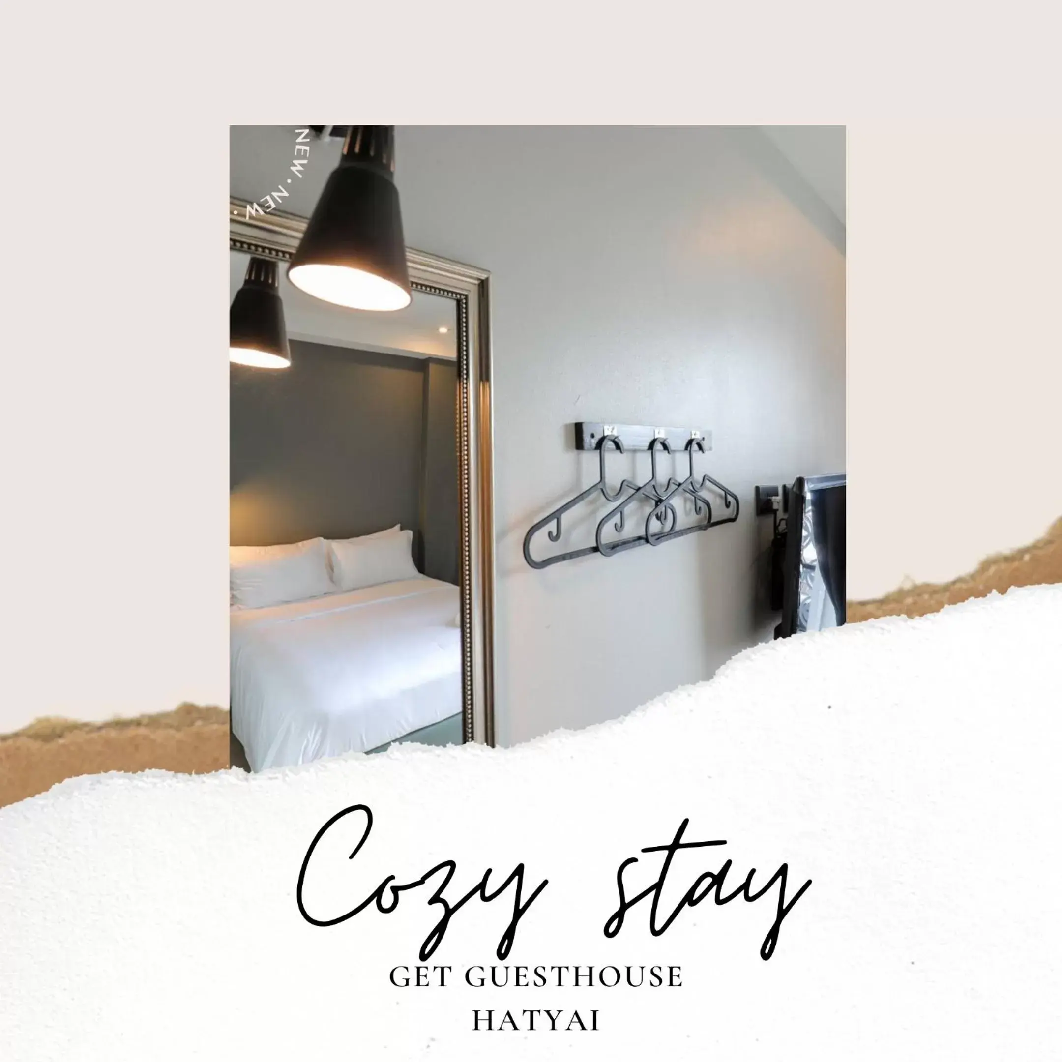 Bed in Get GuestHouse 2 ( Sangsri soi 4) Bed in Get GuestHouse 2 ( Sangsri soi 4)