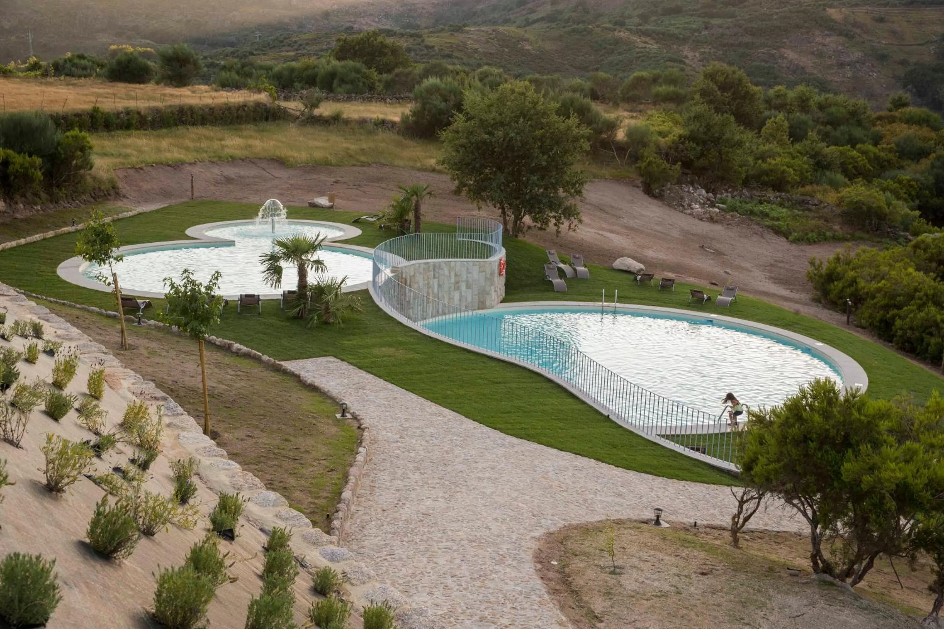 Property building, Pool View in Eco-Bungalow