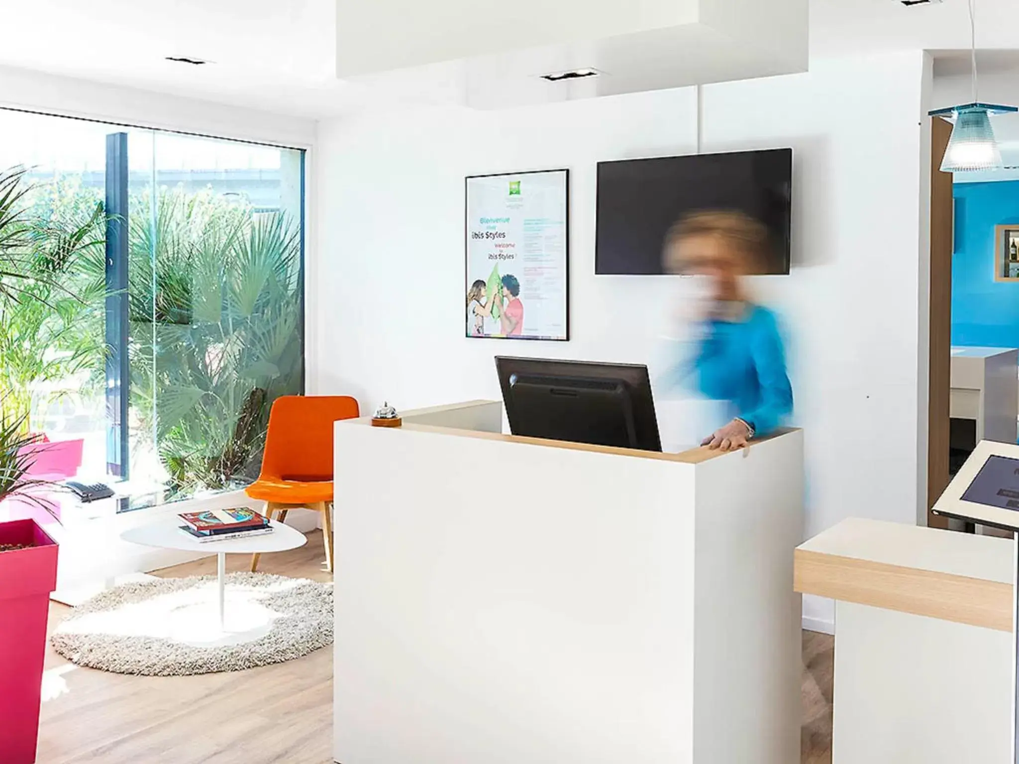 Lobby or reception in ibis Styles Toulouse Nord Sesquieres Lobby or reception in ibis Styles Toulouse Nord Sesquieres