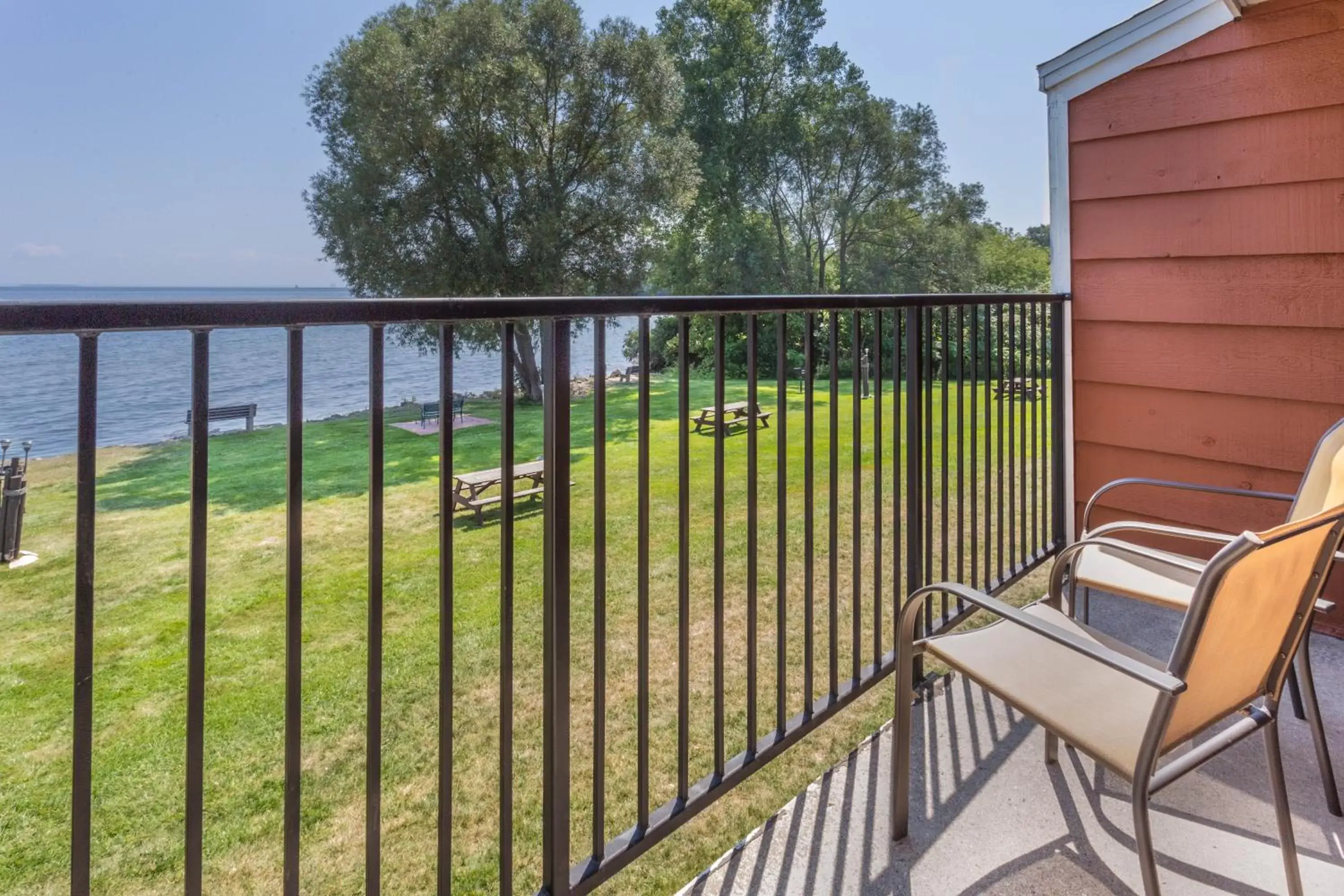 Balcony/Terrace in AmericInn by Wyndham Menominee