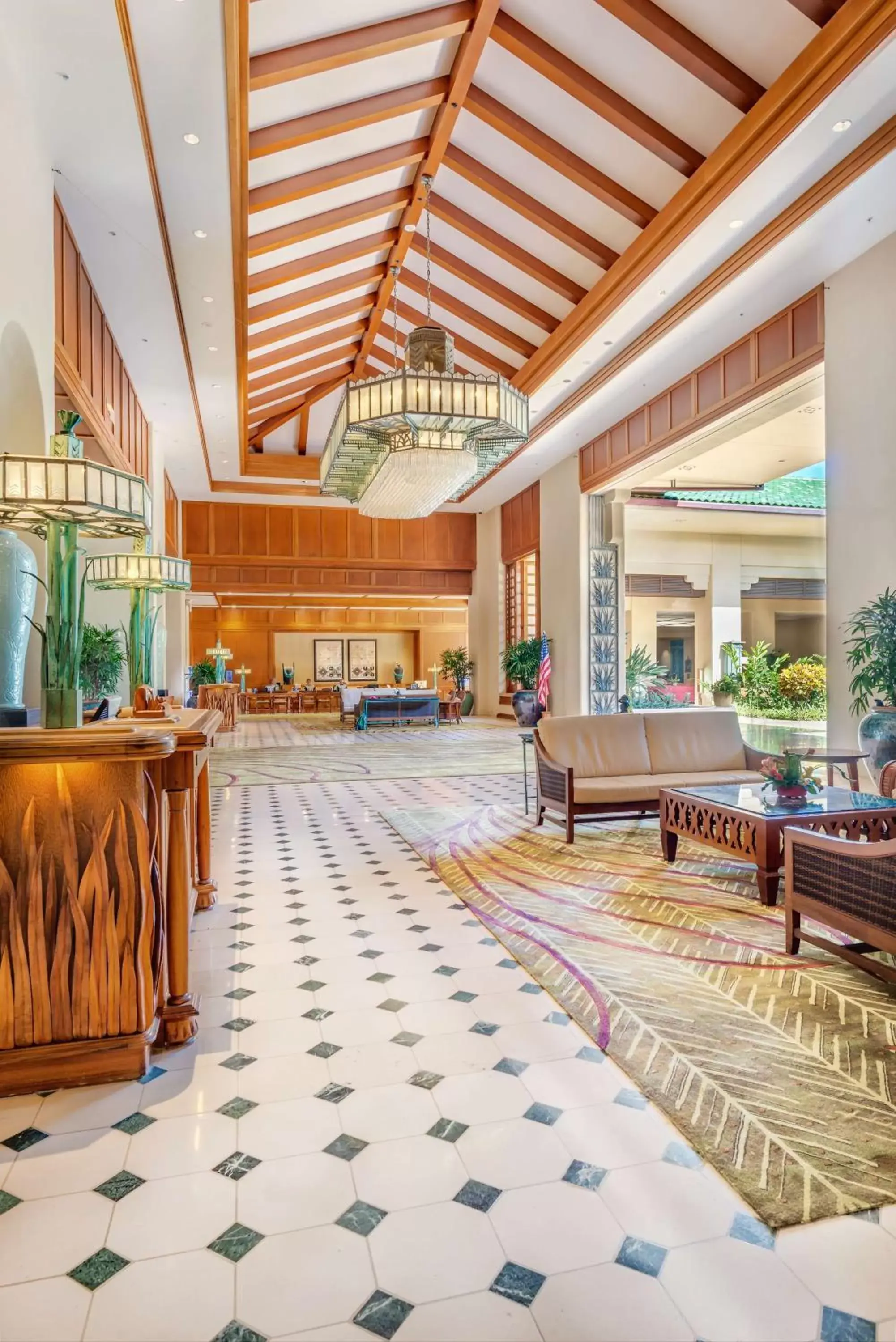 Lobby or reception, Restaurant/Places to Eat in Grand Hyatt Kauai Resort & Spa