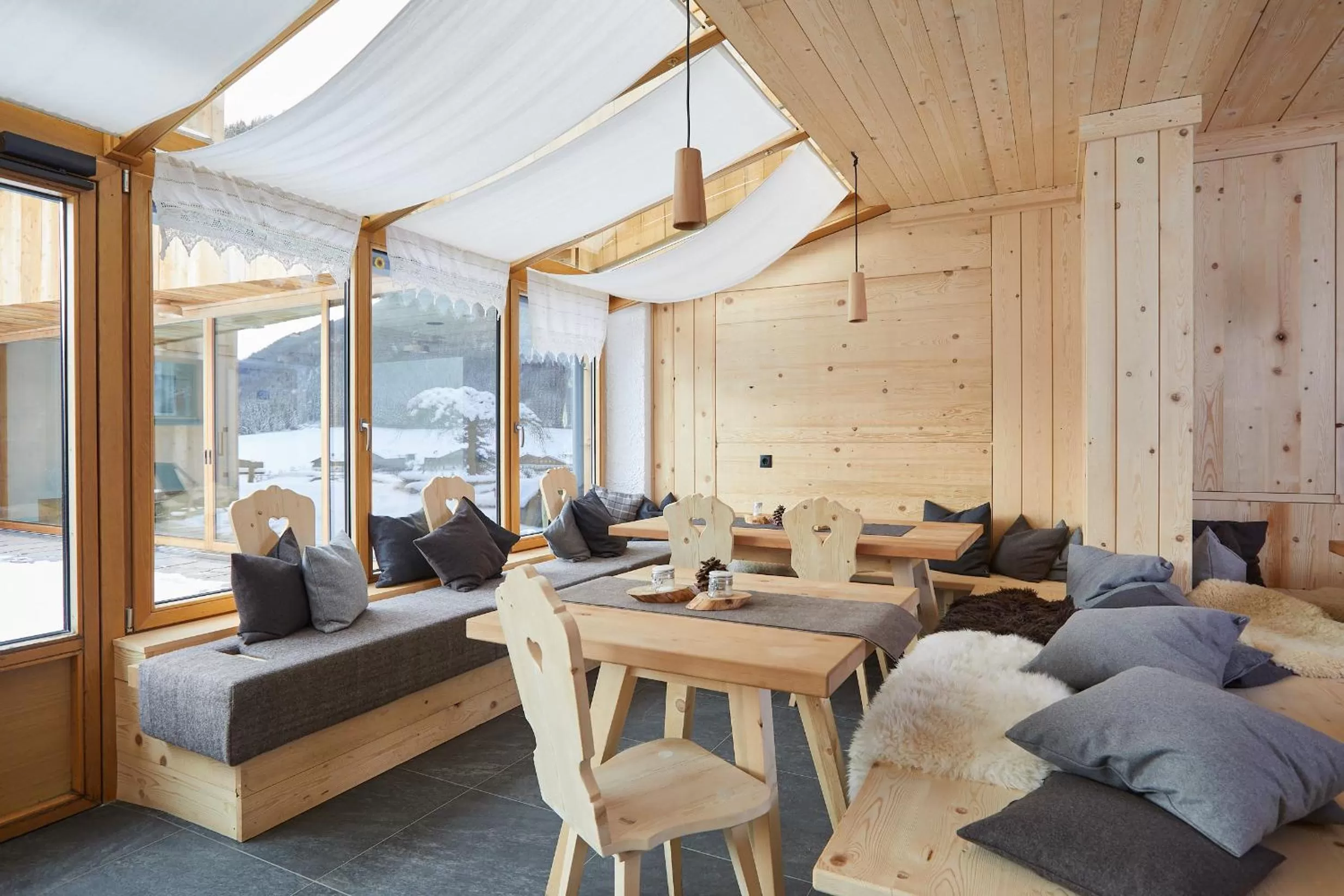 Lounge or bar in Bio Aparthotel Blaslahof