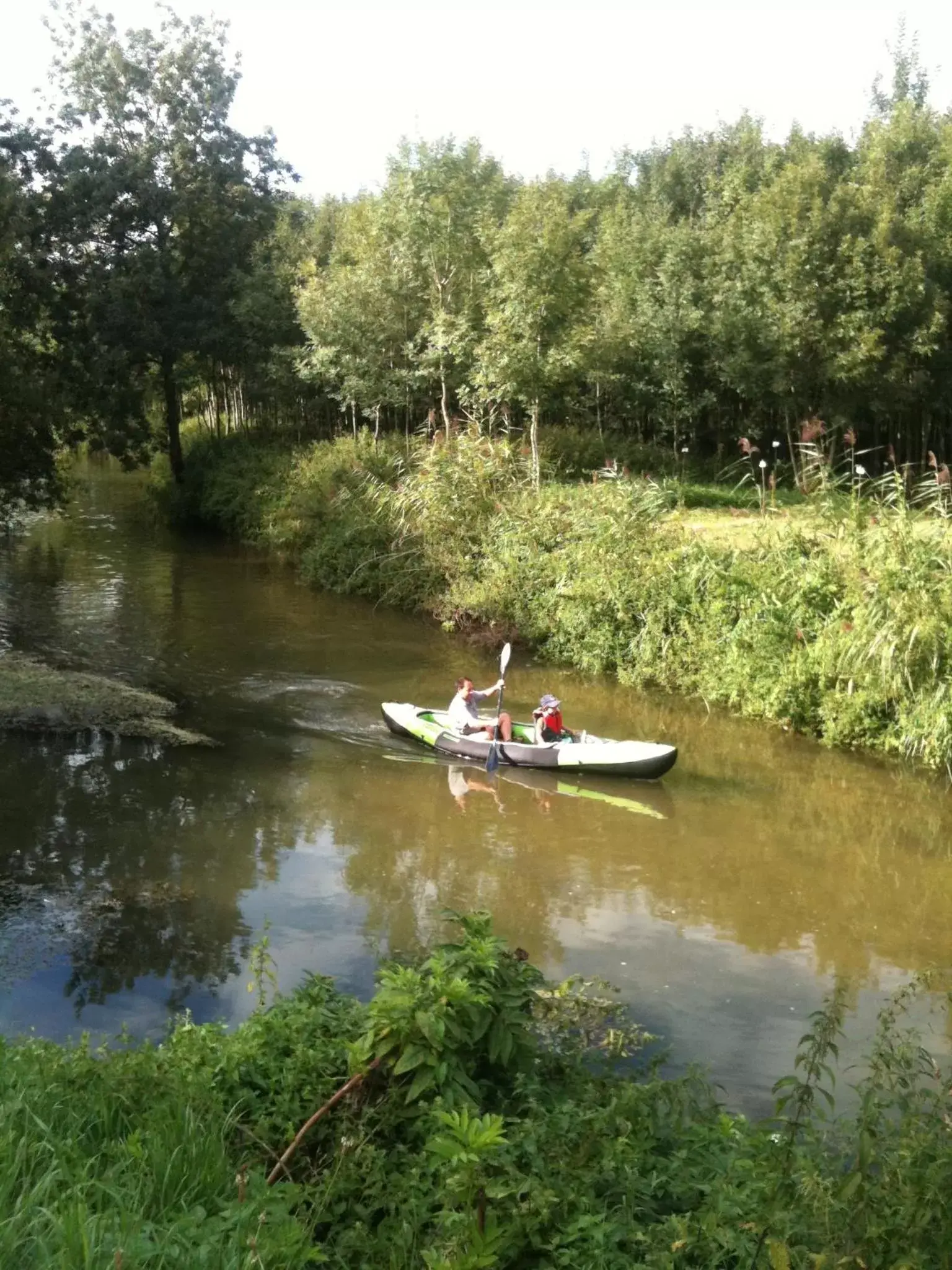 Canoeing in la Grange de Félicie