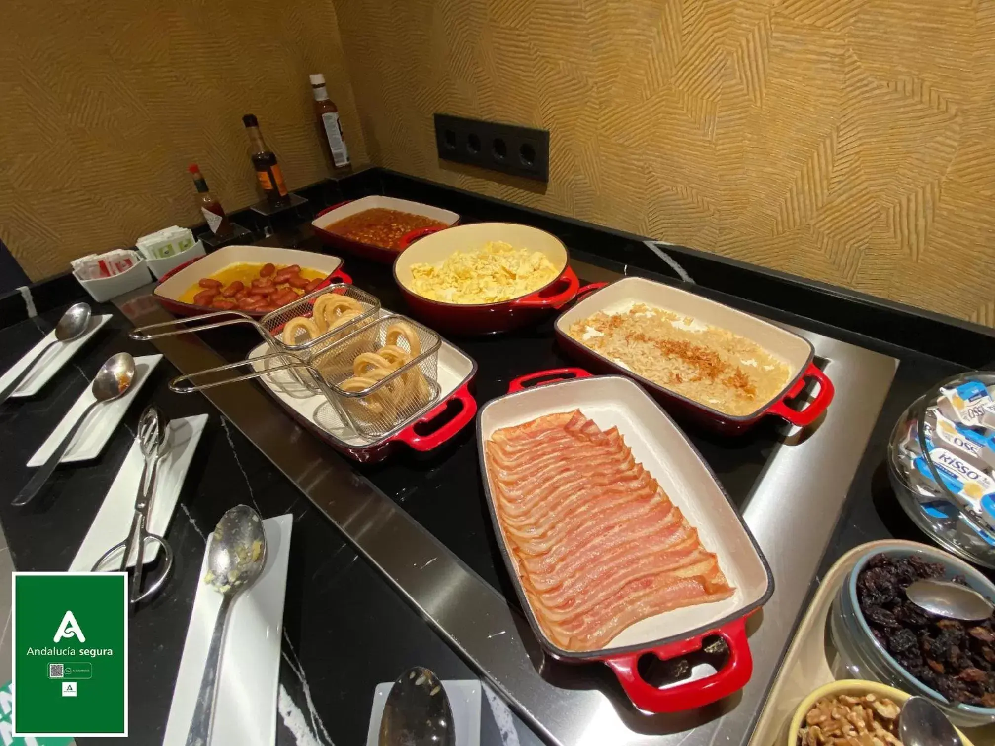 Food close-up in Hotel América Sevilla Food close-up in Hotel América Sevilla