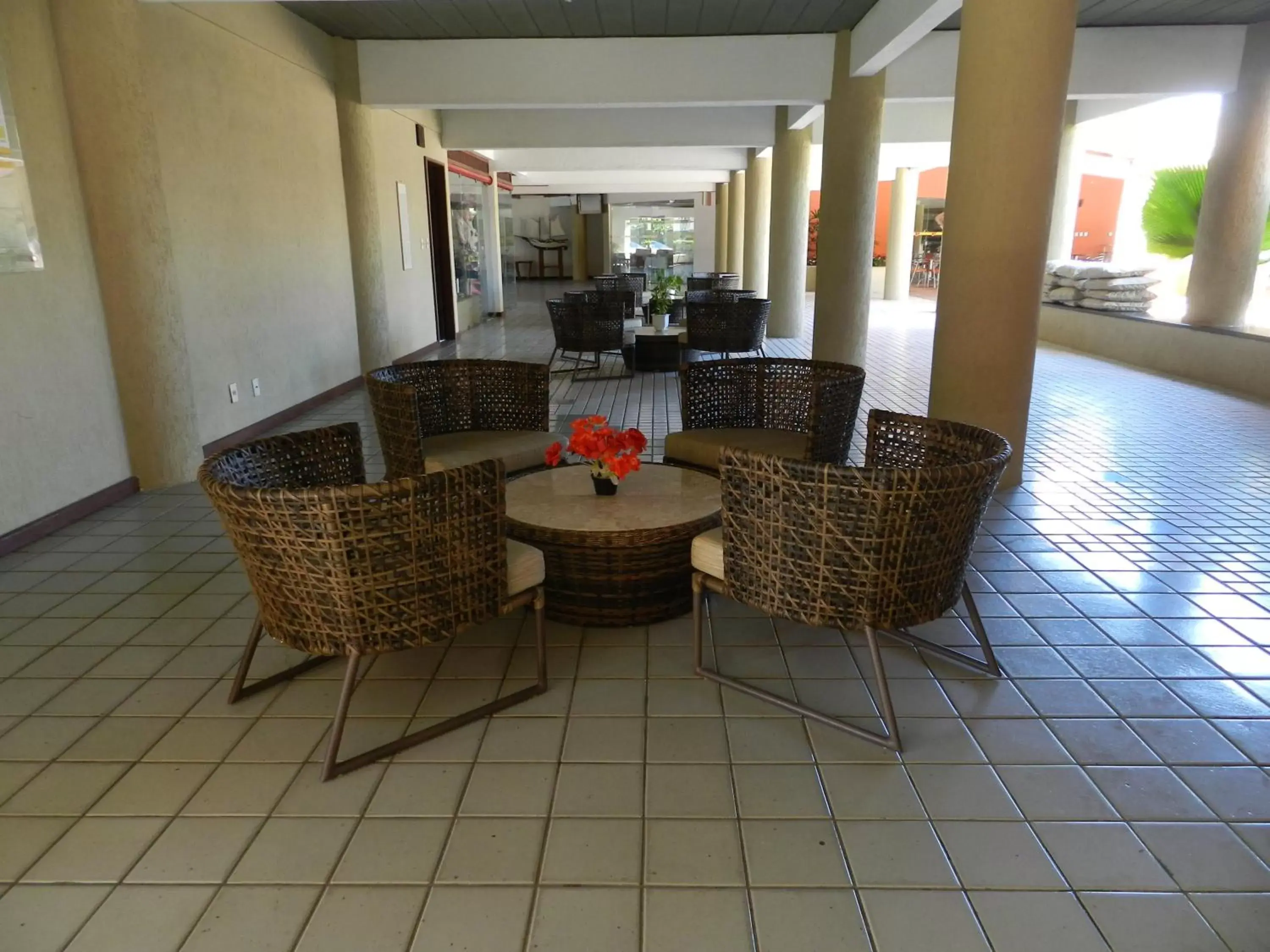 Balcony/Terrace, Lobby/Reception in Monte Pascoal Praia Hotel