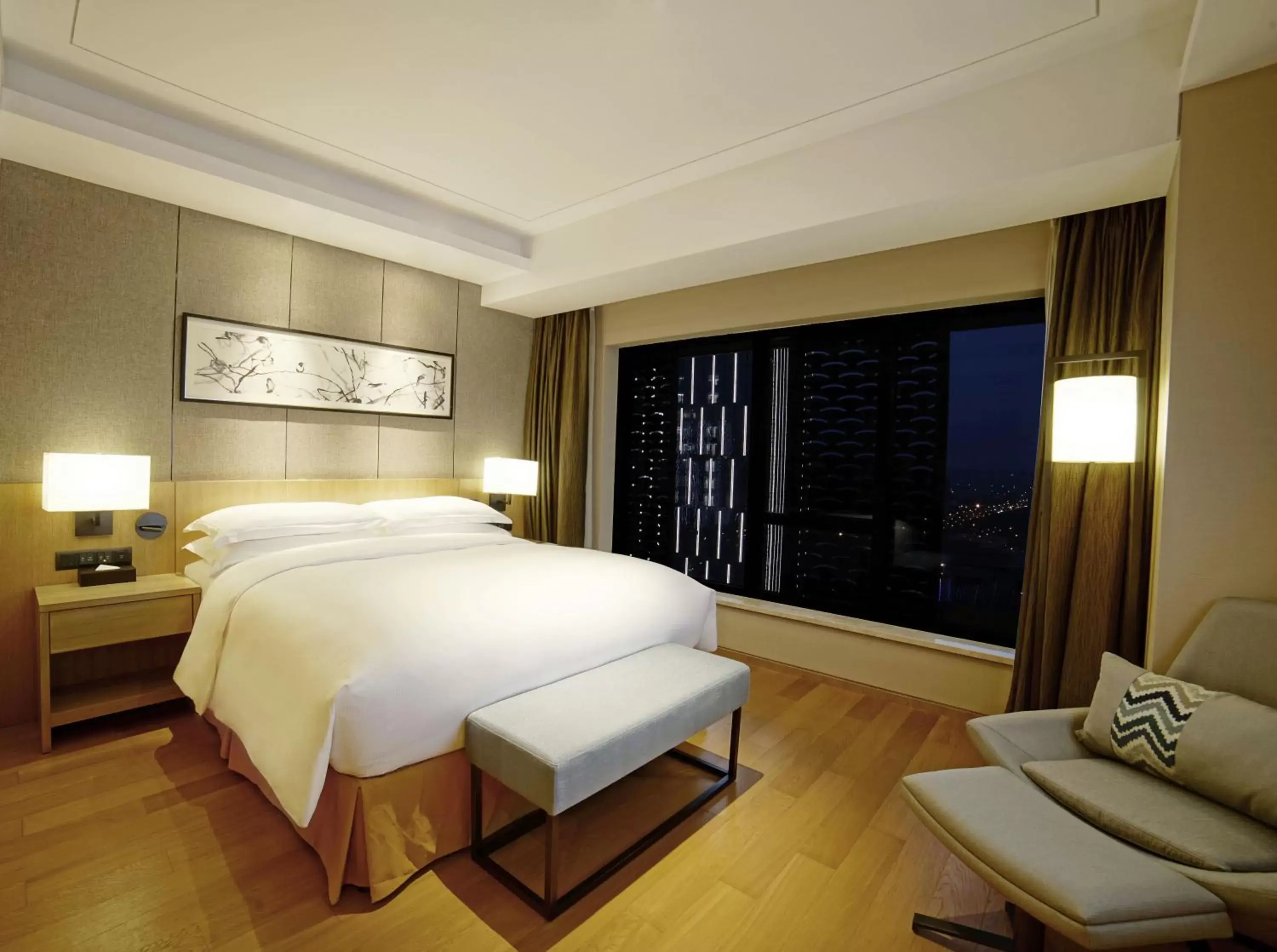 Bedroom in Hilton Suzhou