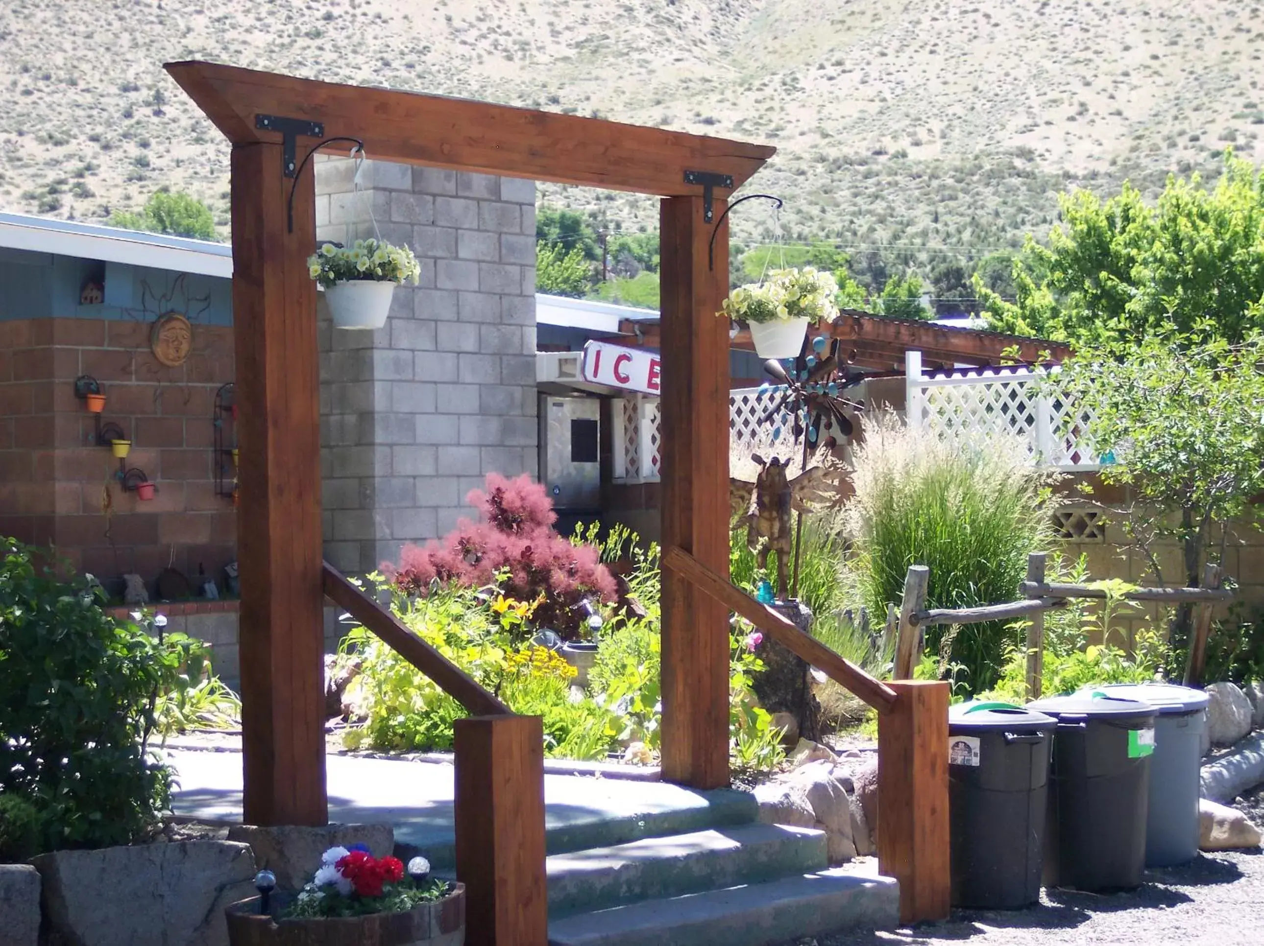 Garden in Toiyabe Motel