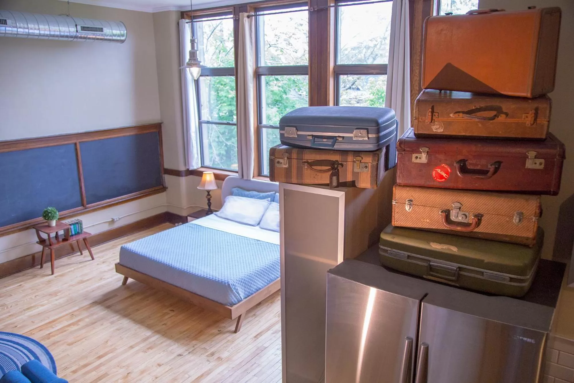 Bed in School 31 Lofts