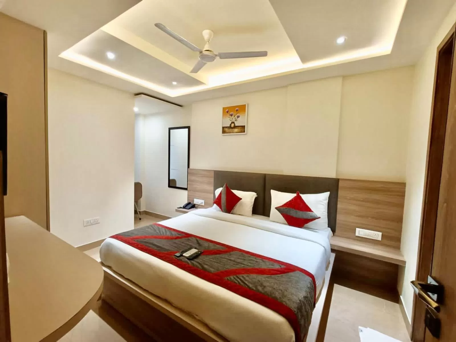 Photo of the whole room, Bed in Hotel Tripple Tree - Karol Bagh