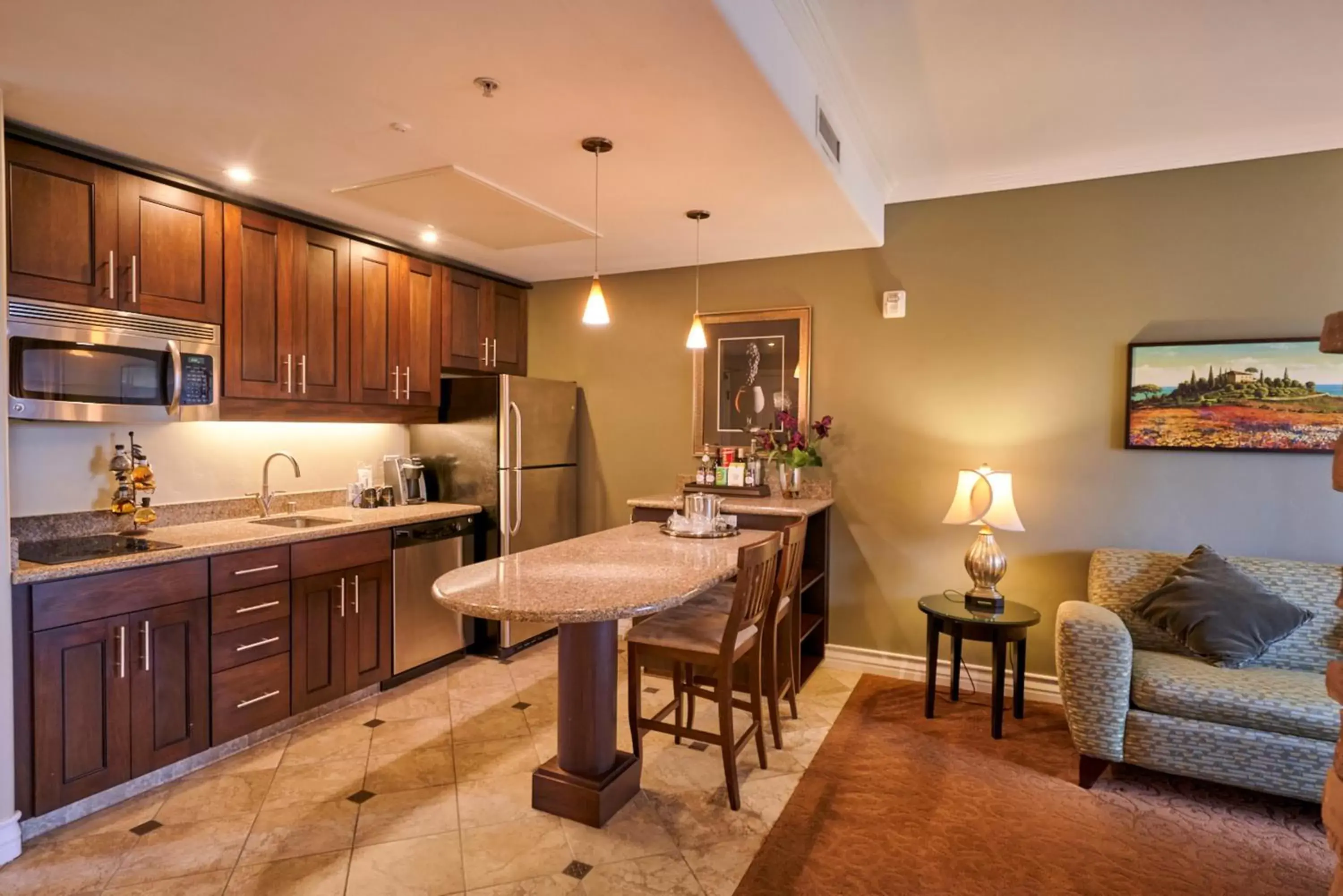 Kitchen or kitchenette, Kitchen/Kitchenette in La Bellasera Hotel And Suites