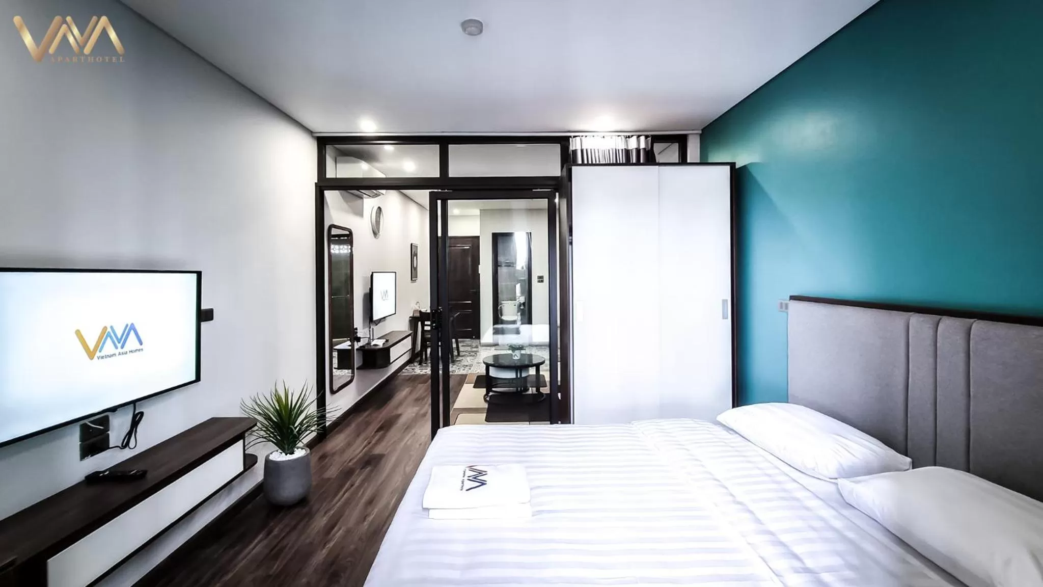 Bed in VNAHOMES APARTHOTEL