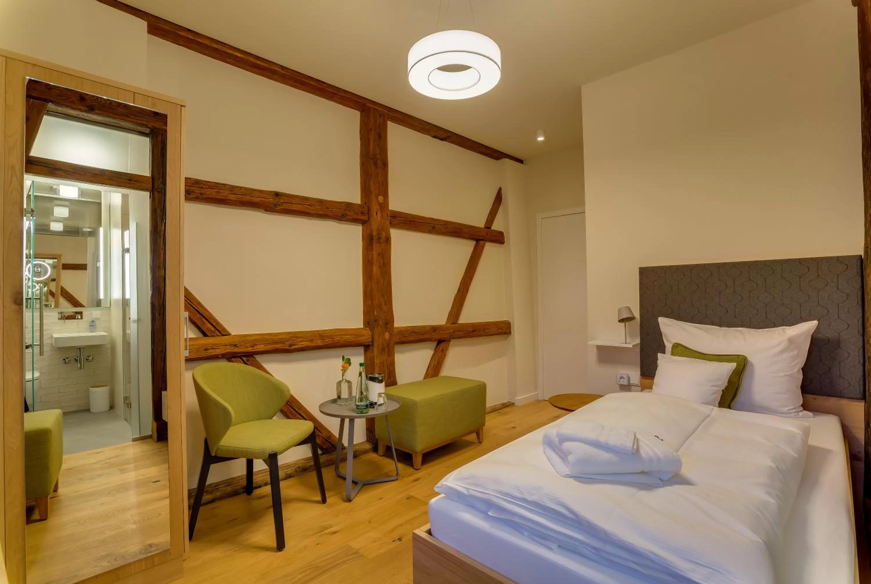 Photo of the whole room, Bed in Boutique Hotel grüner Zweig